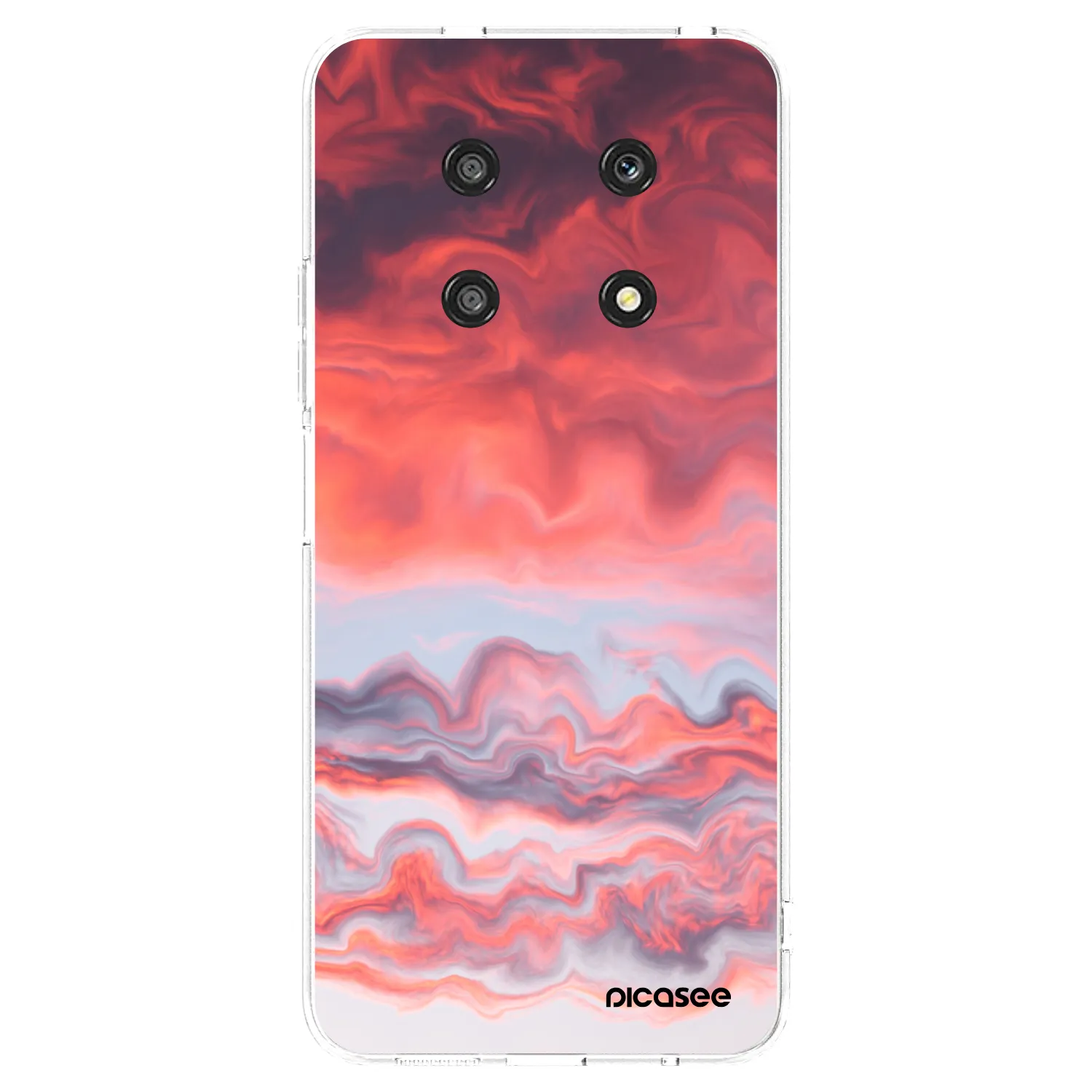 Picasee husă transparentă din silicon pentru Honor Magic4 Lite 5G - Sunset