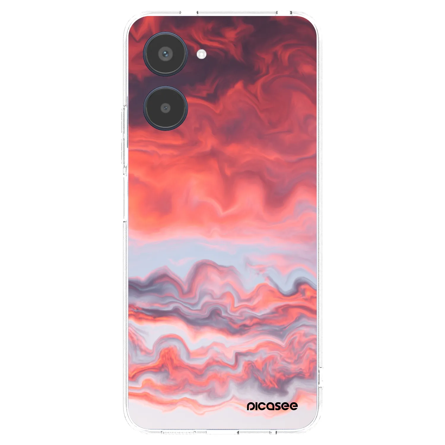 Picasee husă transparentă din silicon pentru Realme 10 4G - Sunset