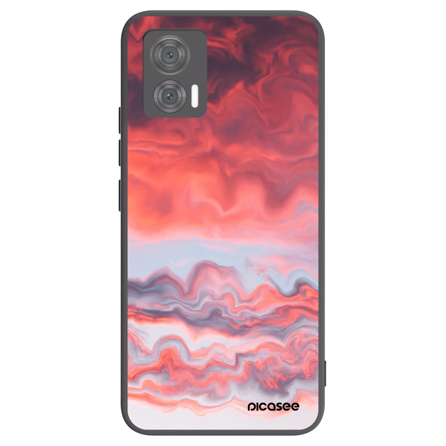 Picasee husă neagră din silicon pentru Motorola Edge 30 Neo - Sunset