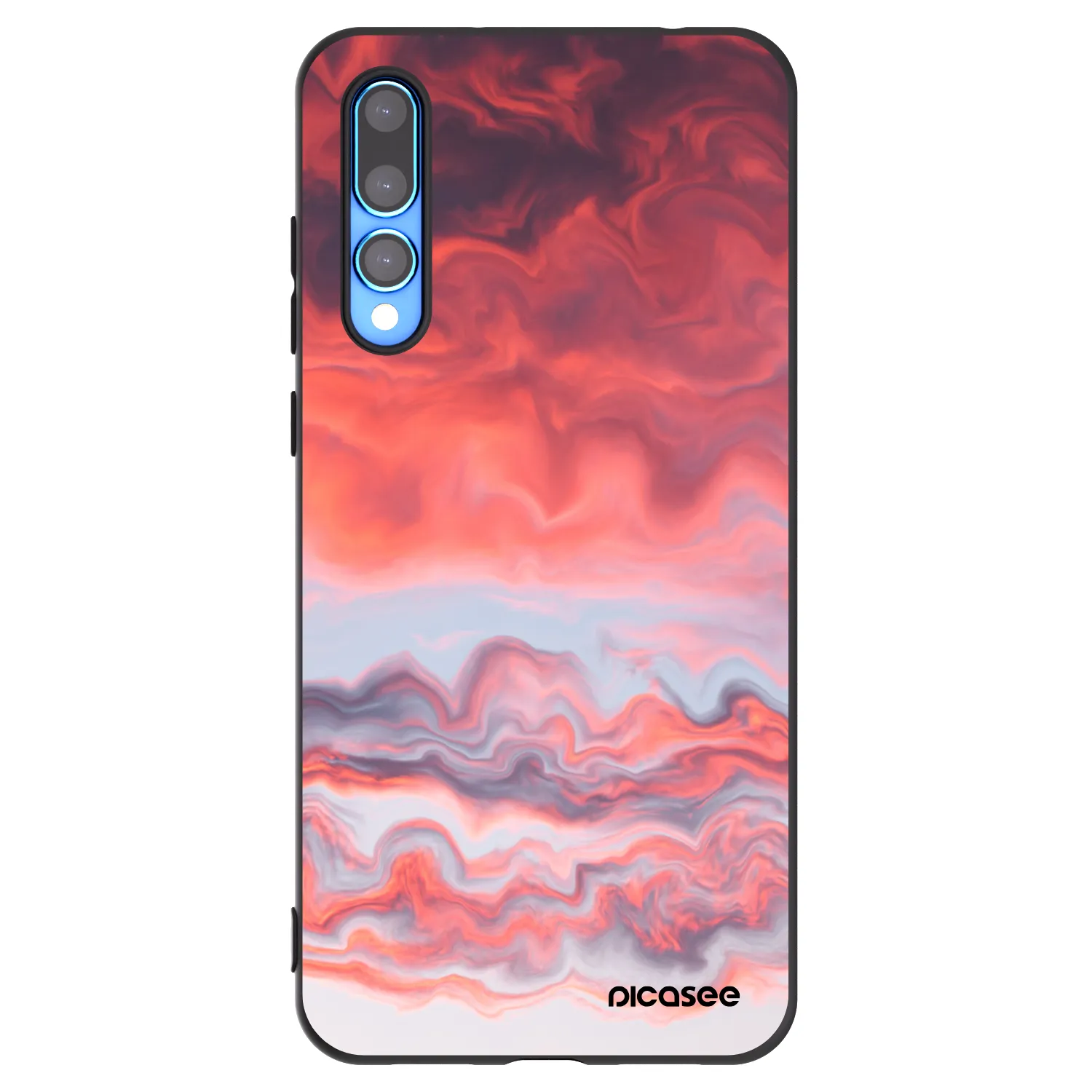Picasee husă neagră din silicon pentru Huawei P20 Pro - Sunset