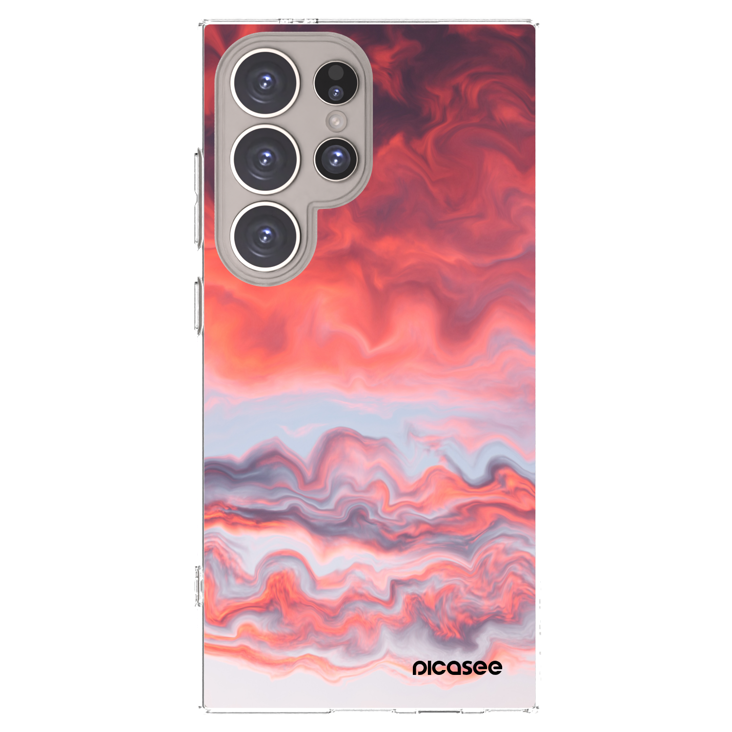 Picasee husă transparentă din silicon pentru Samsung Galaxy S24 Ultra S928B 5G - Sunset