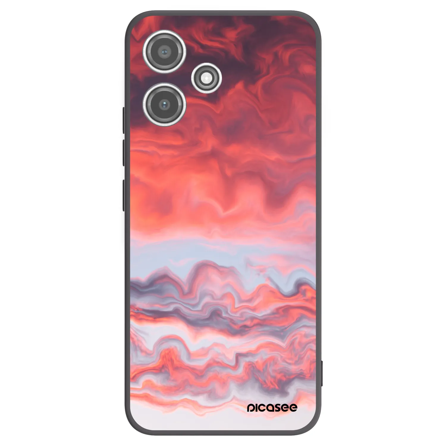 Picasee husă neagră din silicon pentru Xiaomi Redmi 12 5G - Sunset