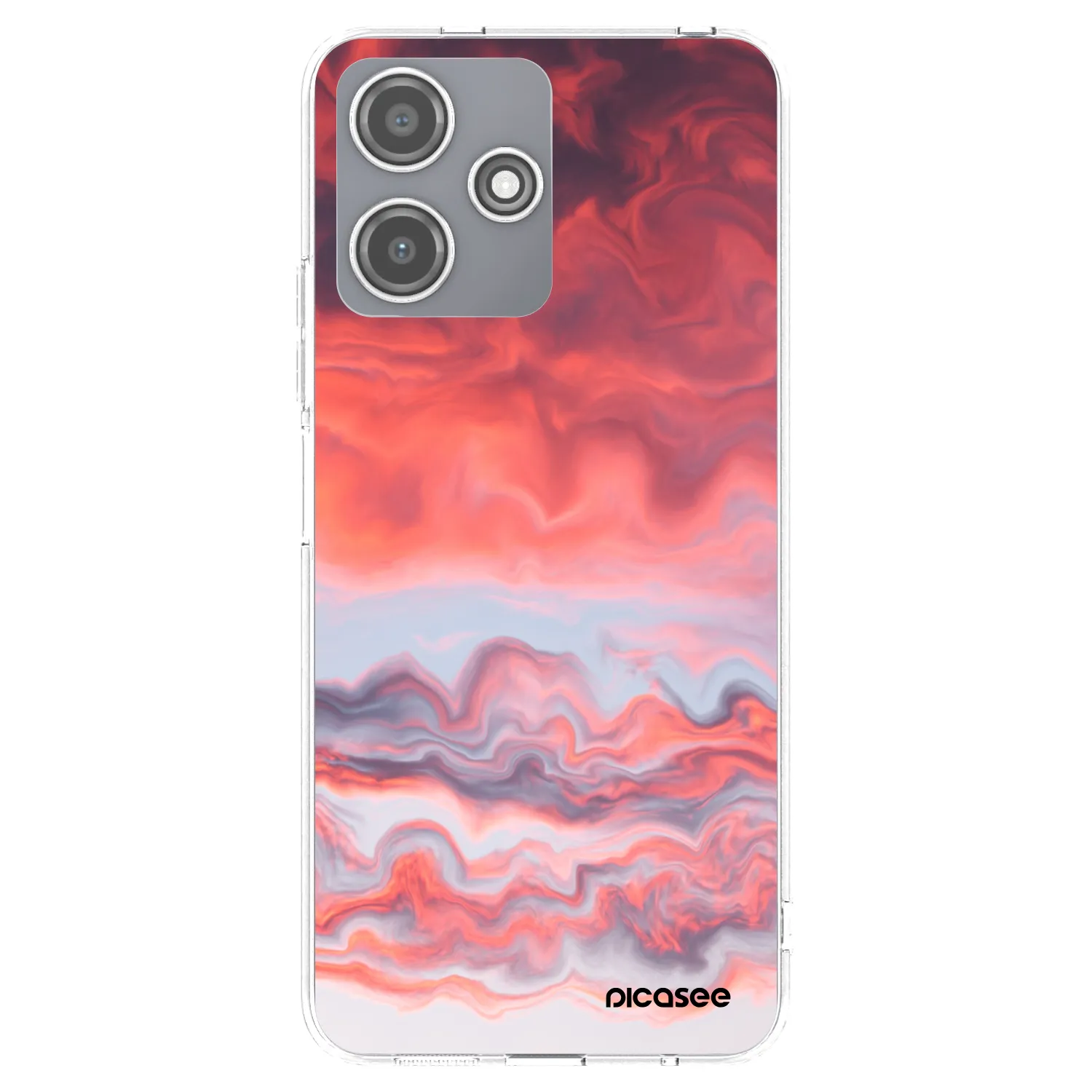 Picasee husă transparentă din silicon pentru Xiaomi Redmi 12 5G - Sunset