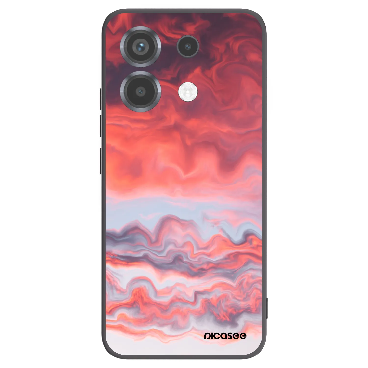 Picasee husă neagră din silicon pentru Xiaomi Poco X6 - Sunset