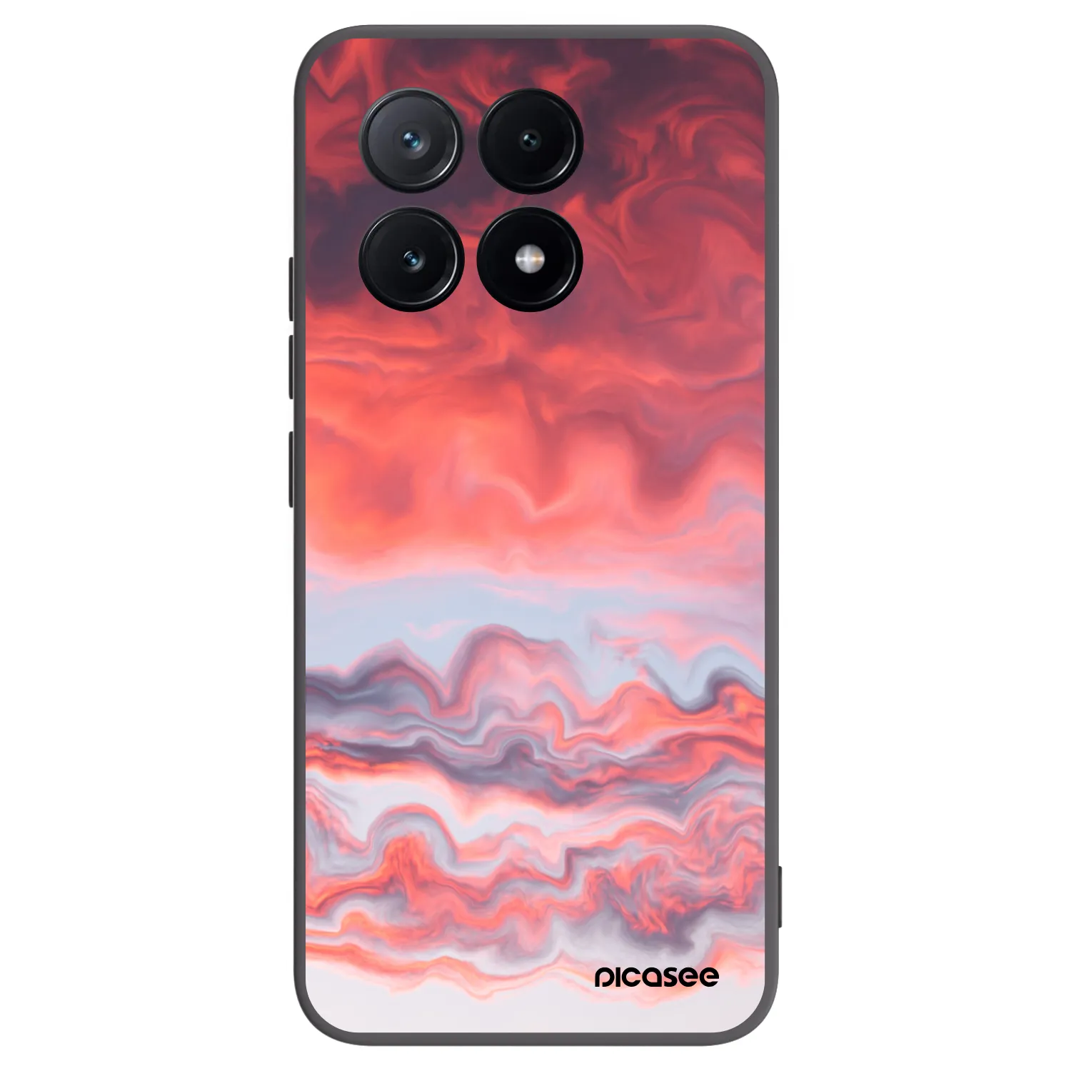 Picasee husă neagră din silicon pentru Xiaomi Poco X6 Pro - Sunset