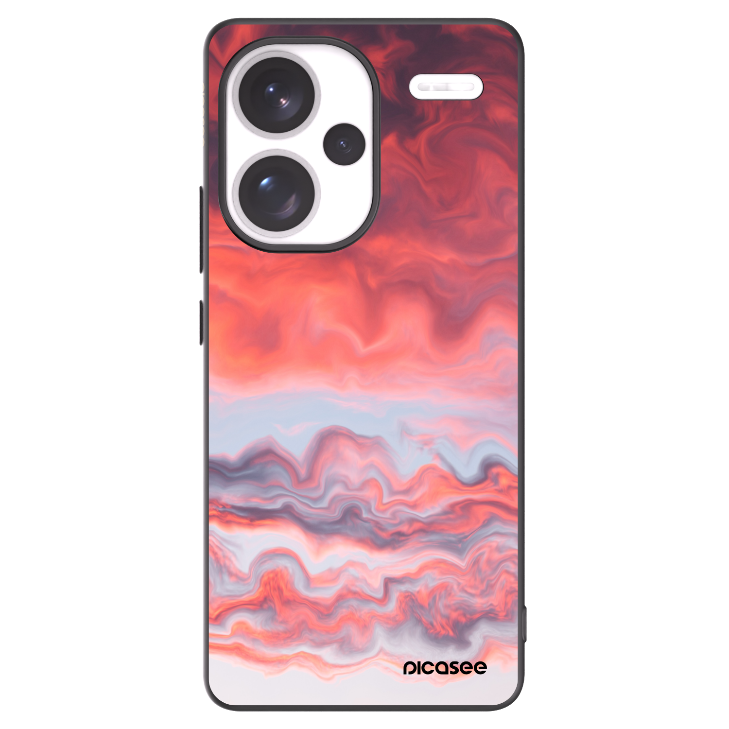 Picasee husă neagră din silicon pentru Xiaomi Redmi Note 13 Pro+ 5G - Sunset