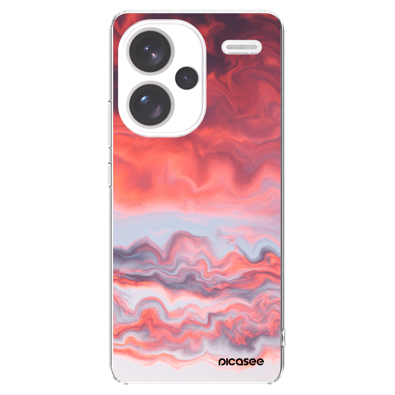 Picasee husă transparentă din silicon pentru Xiaomi Redmi Note 13 Pro+ 5G - Sunset