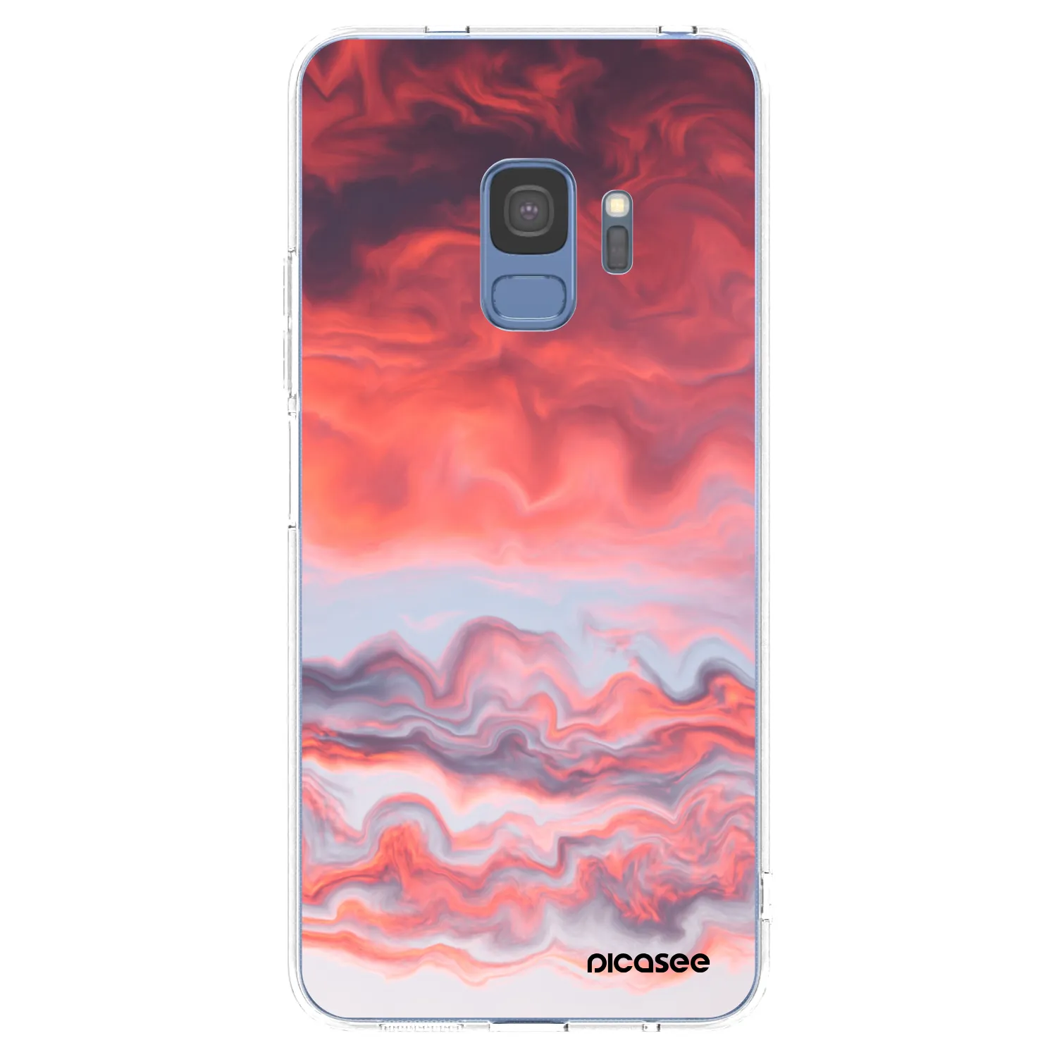 Picasee husă transparentă din silicon pentru Samsung Galaxy S9 G960F - Sunset