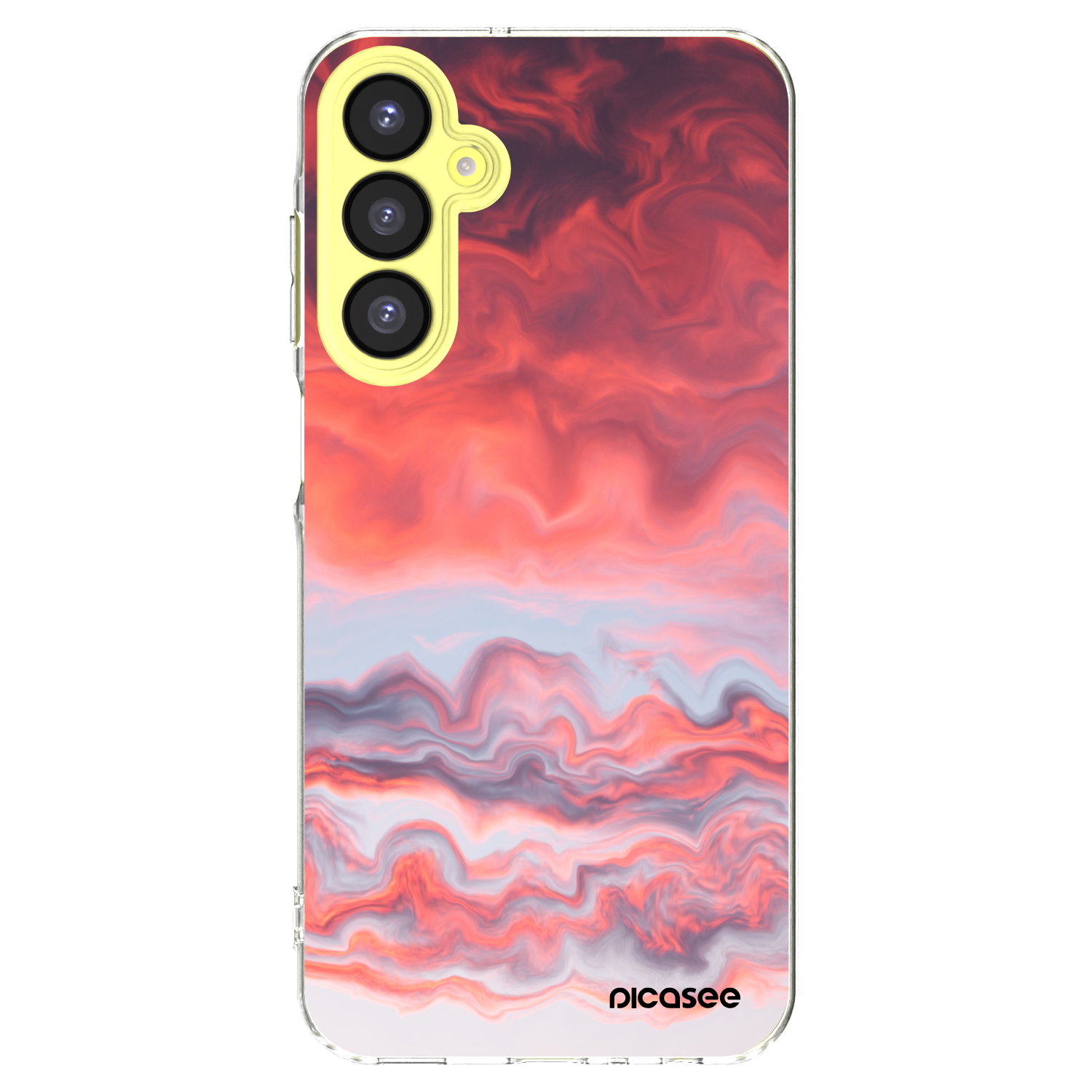 Picasee husă transparentă din silicon pentru Samsung Galaxy A25 A256B 5G - Sunset