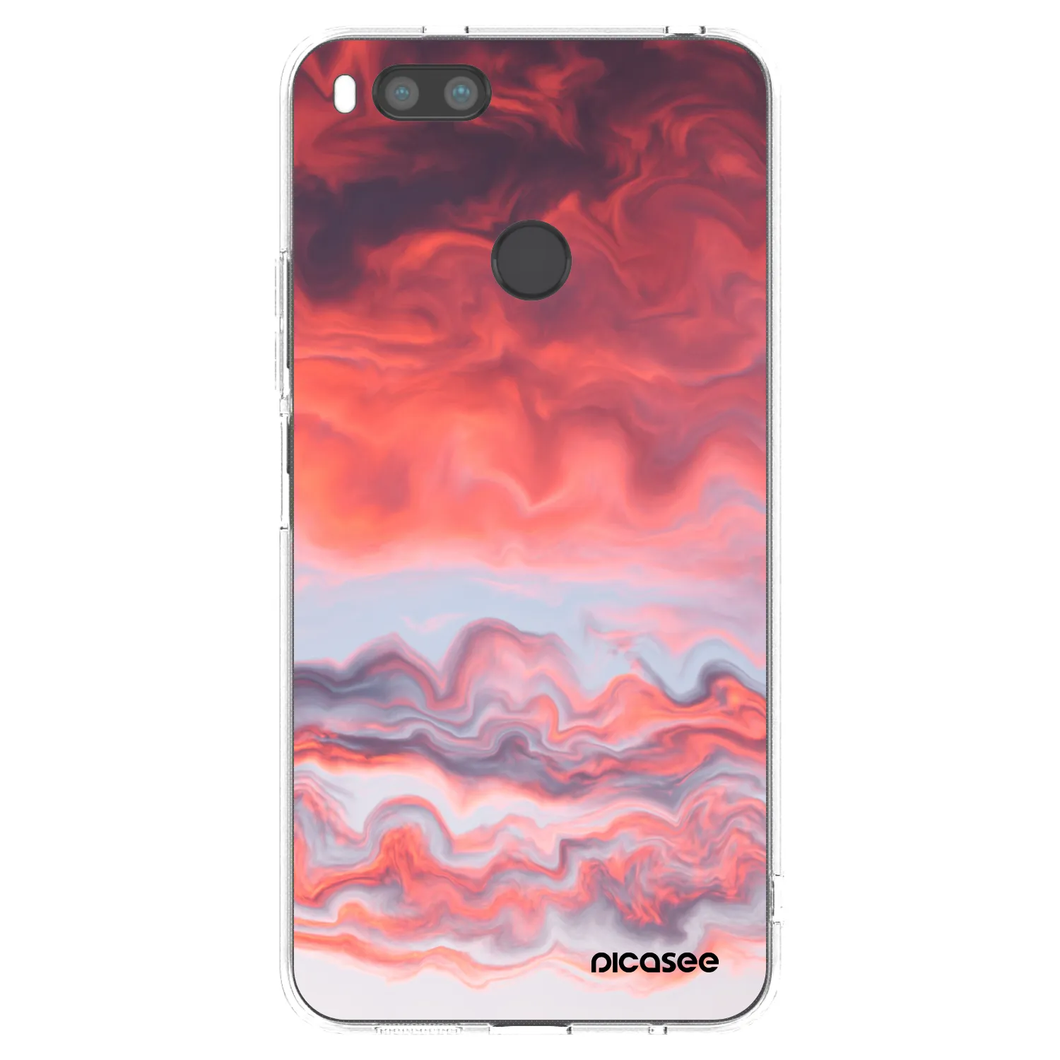 Picasee husă transparentă din silicon pentru Xiaomi Mi A1 Global - Sunset