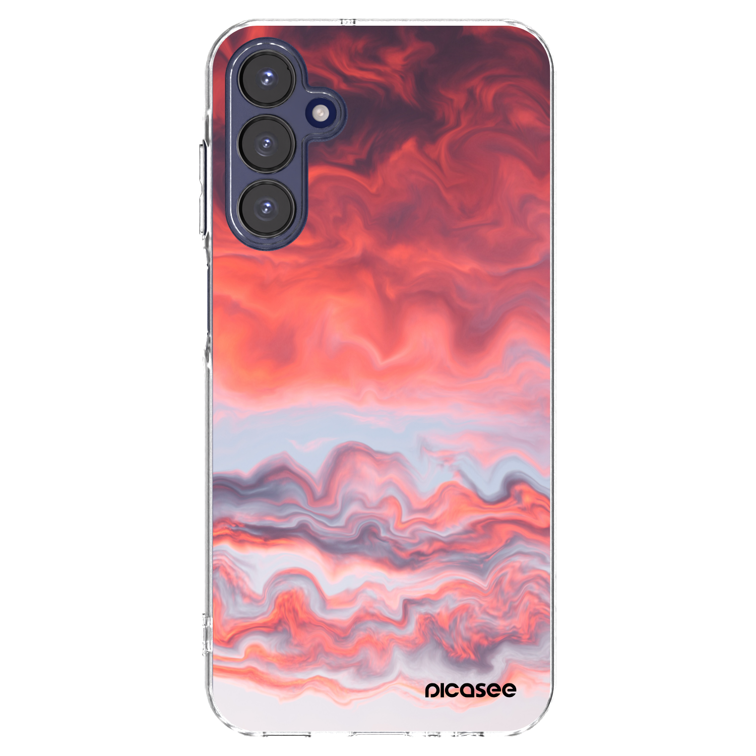 Picasee husă transparentă din silicon pentru Samsung Galaxy A15 A155F 4G - Sunset