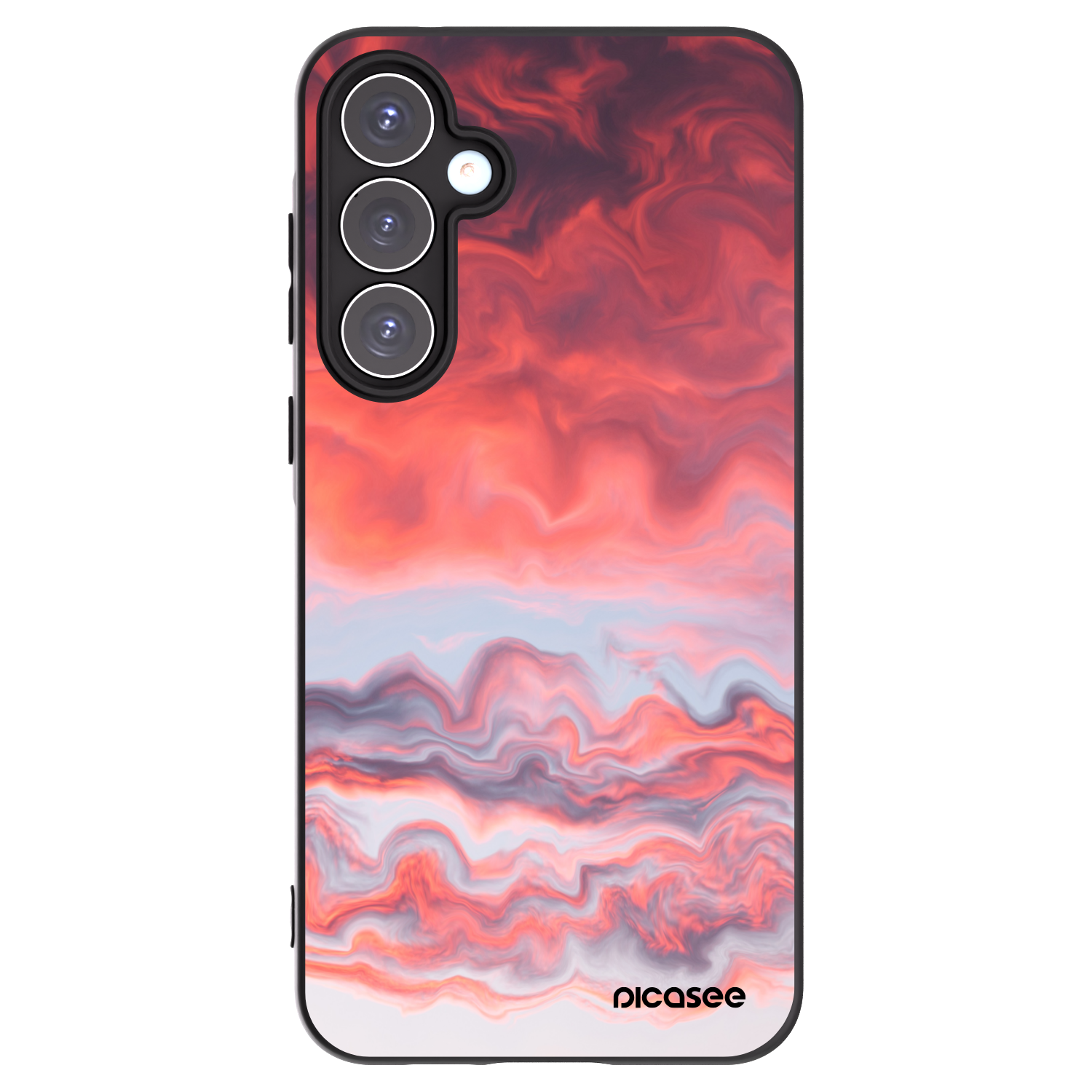 Picasee husă neagră din silicon pentru Samsung Galaxy A55 5G A556B - Sunset