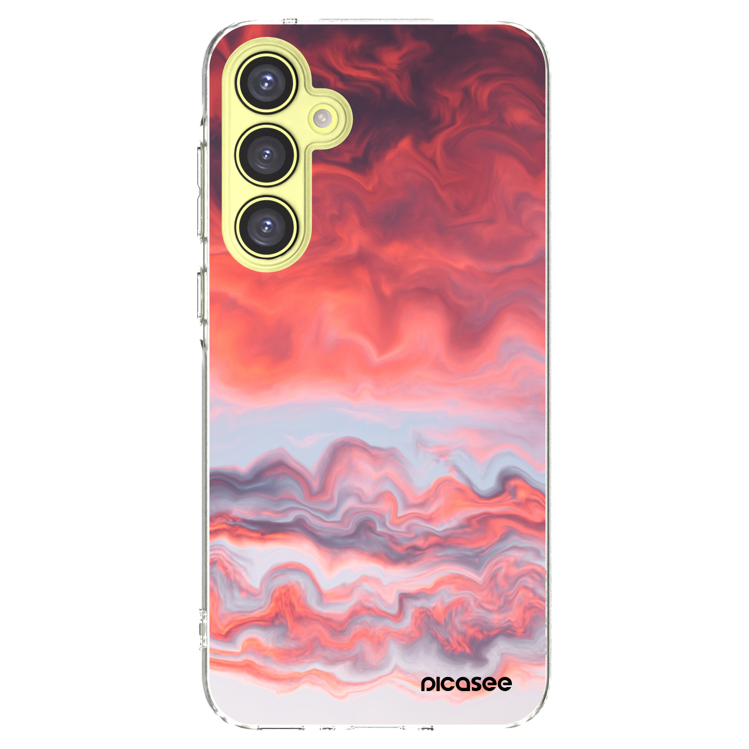 Picasee husă transparentă din silicon pentru Samsung Galaxy A35 5G A356B - Sunset