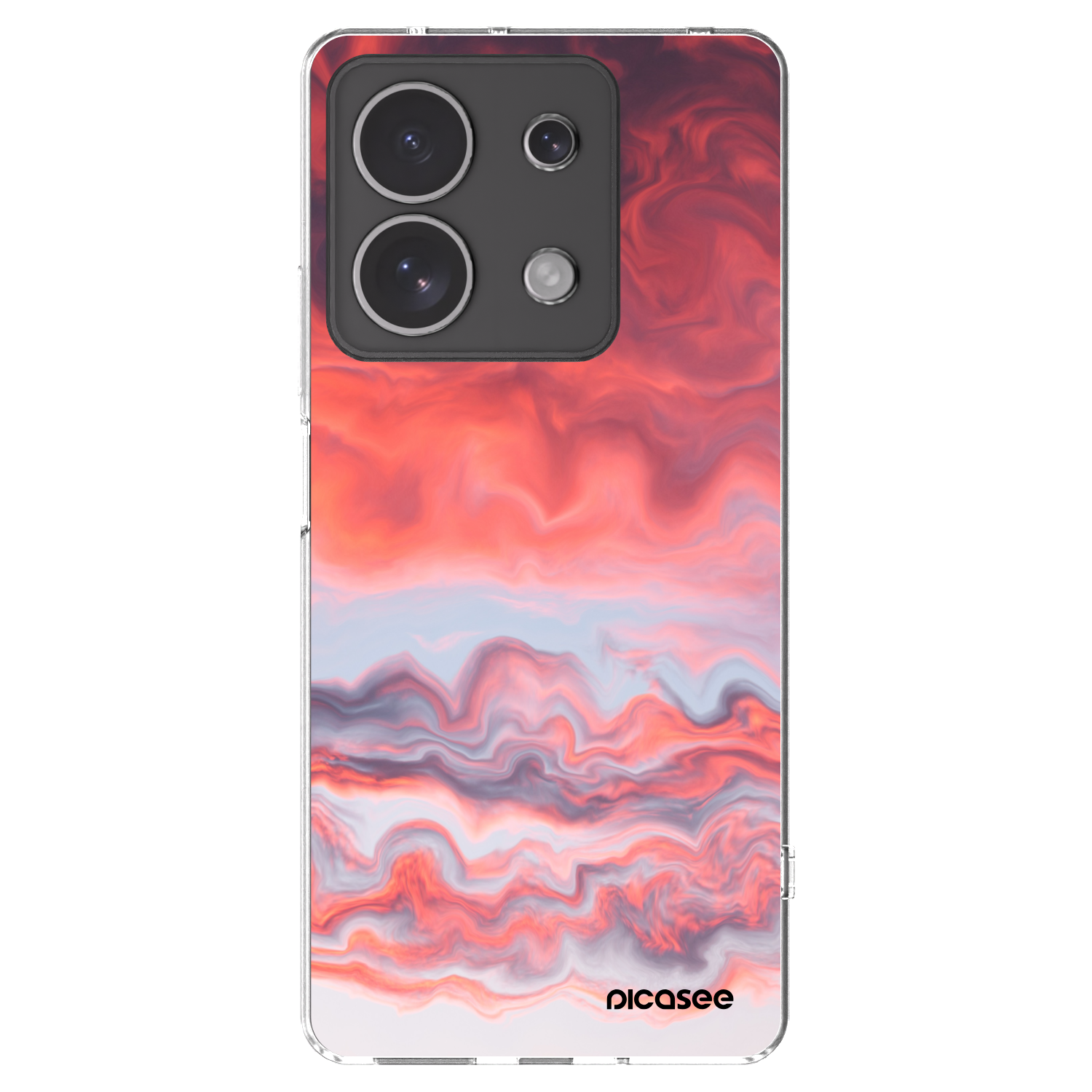 Picasee husă transparentă din silicon pentru Xiaomi Redmi Note 13 4G - Sunset