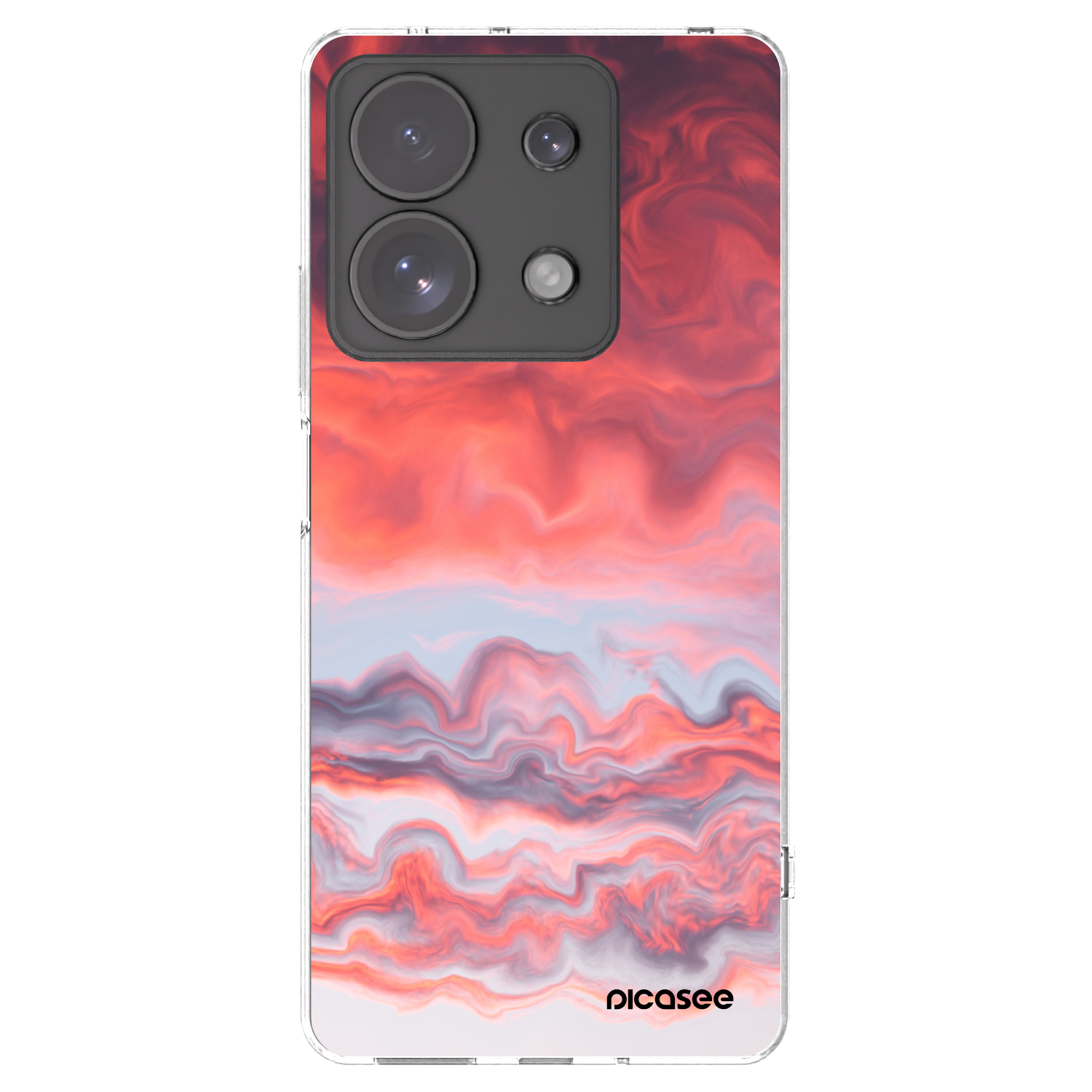 Picasee husă transparentă din silicon pentru Xiaomi Redmi Note 13 Pro 4G - Sunset