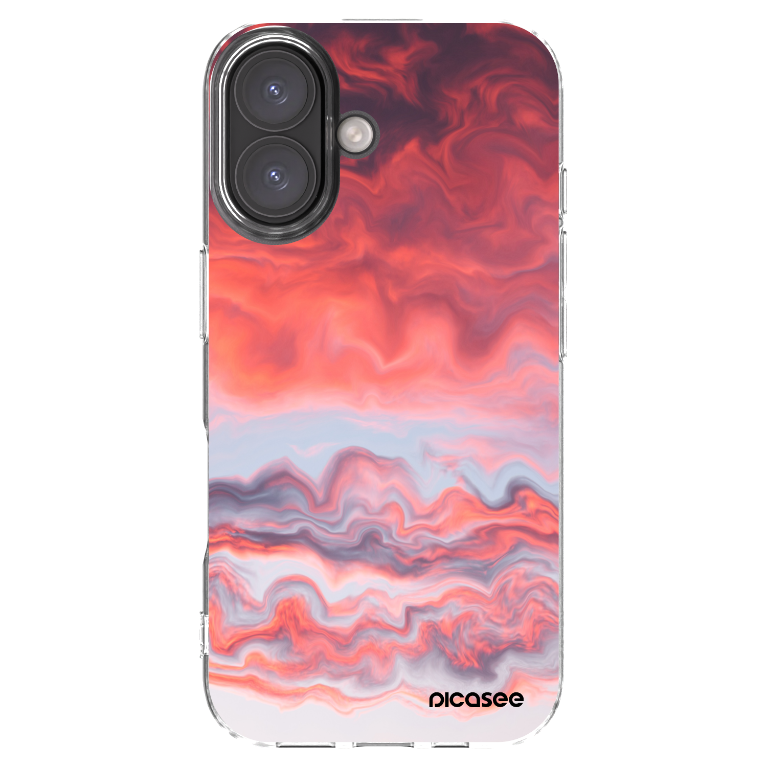 Picasee husă transparentă din silicon pentru Apple iPhone 16 - Sunset
