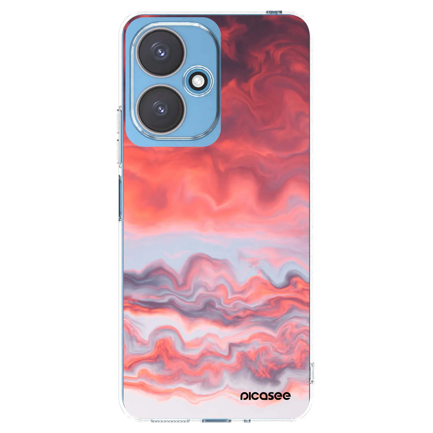 Picasee husă transparentă din silicon pentru Xiaomi Redmi 13C 5G - Sunset