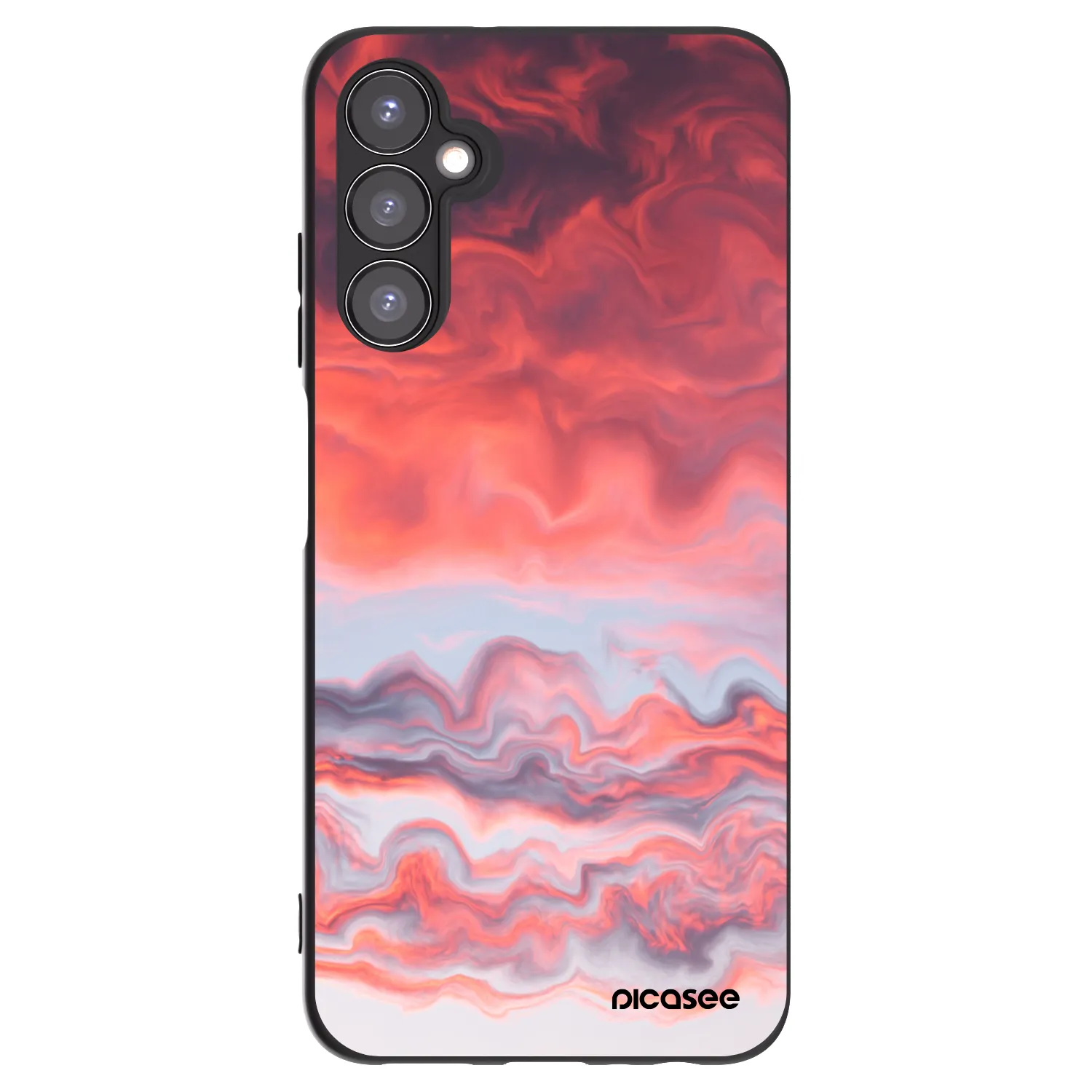 Picasee husă neagră din silicon pentru Samsung Galaxy A05s A057G - Sunset
