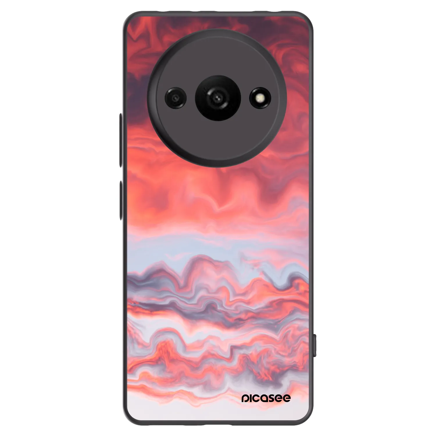 Picasee husă neagră din silicon pentru Xiaomi Redmi A3 - Sunset