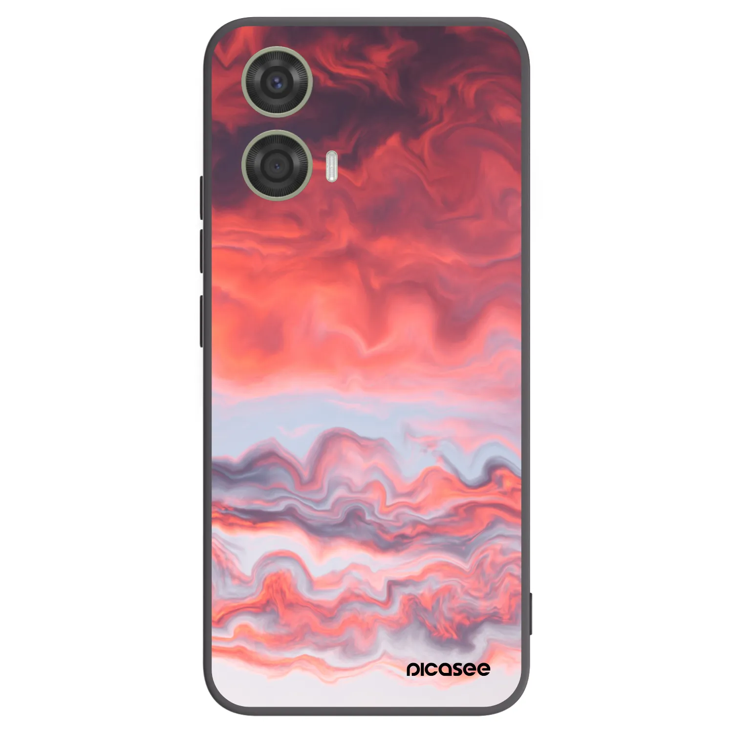 Picasee husă neagră din silicon pentru Motorola Moto G24 - Sunset