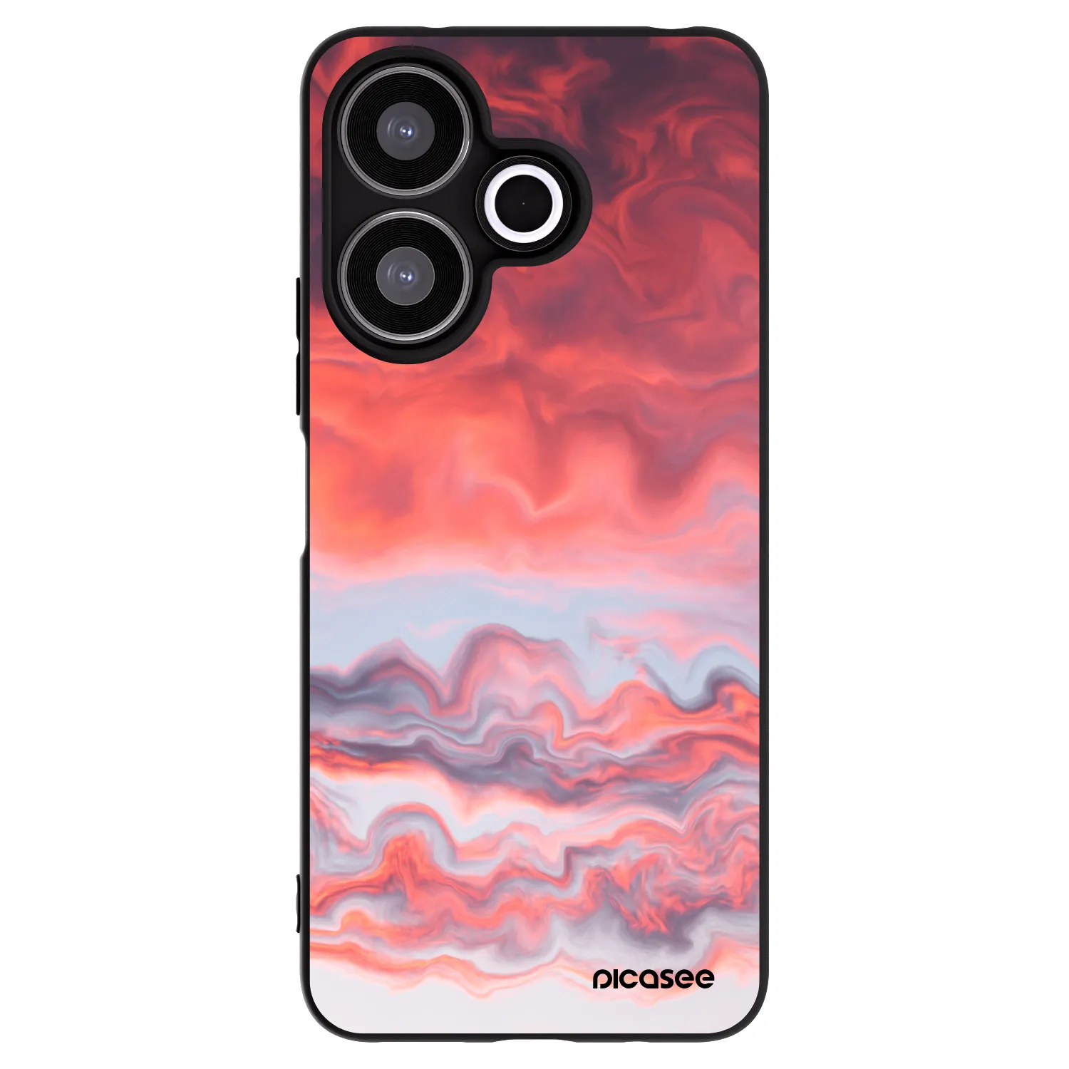 Picasee husă neagră din silicon pentru Xiaomi Redmi 13 4G - Sunset