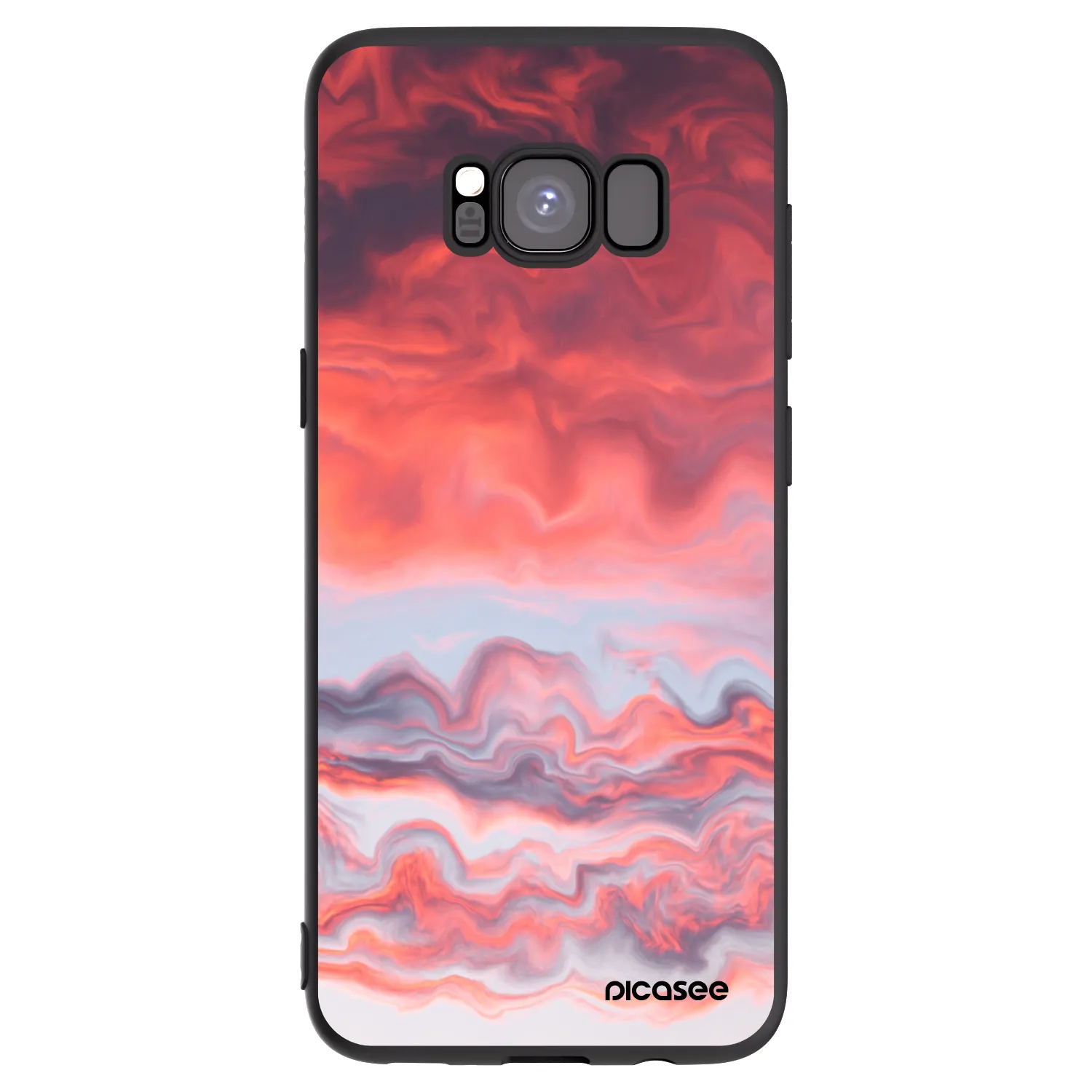 Picasee husă neagră din silicon pentru Samsung Galaxy S8 G950F - Sunset