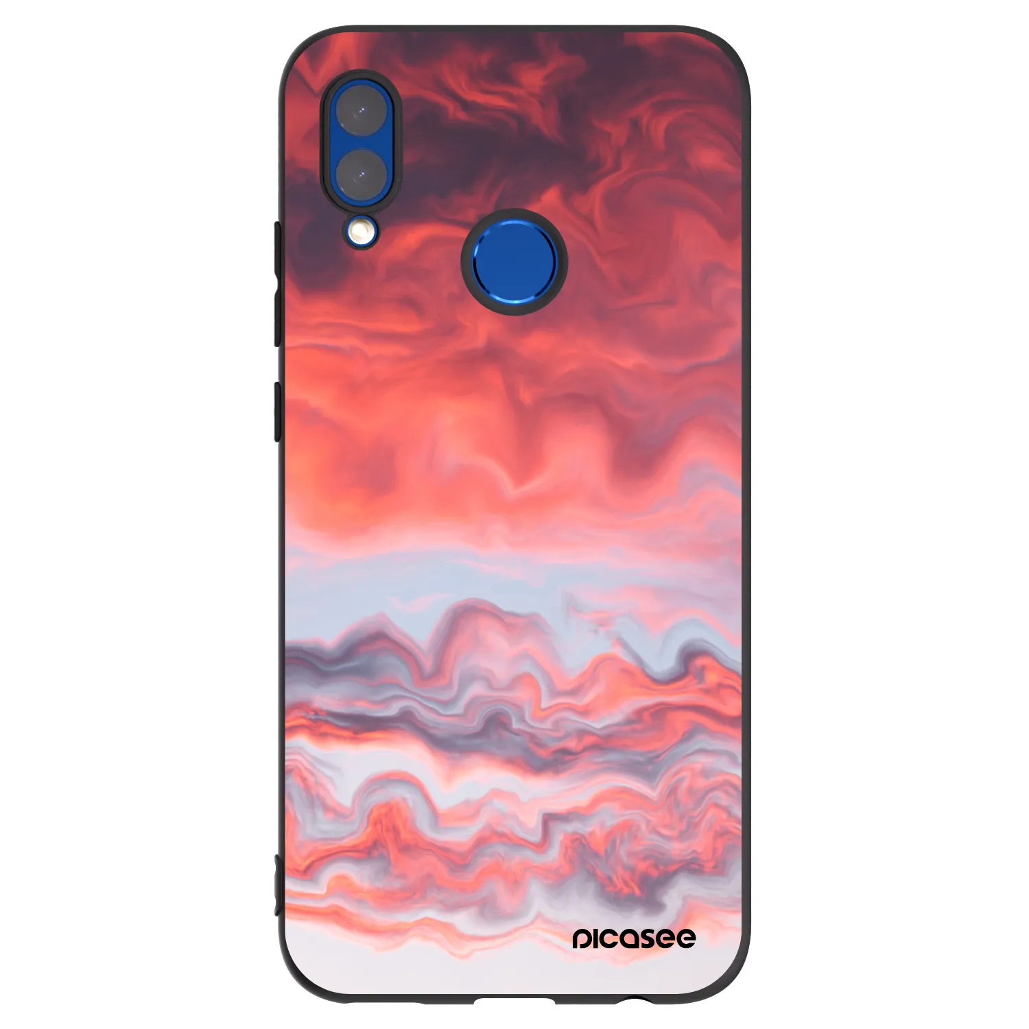 Picasee husă neagră din silicon pentru Honor 10 Lite - Sunset