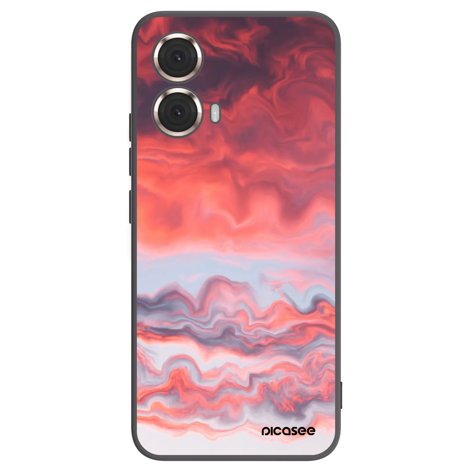 Picasee husă neagră din silicon pentru Motorola Moto G85 - Sunset