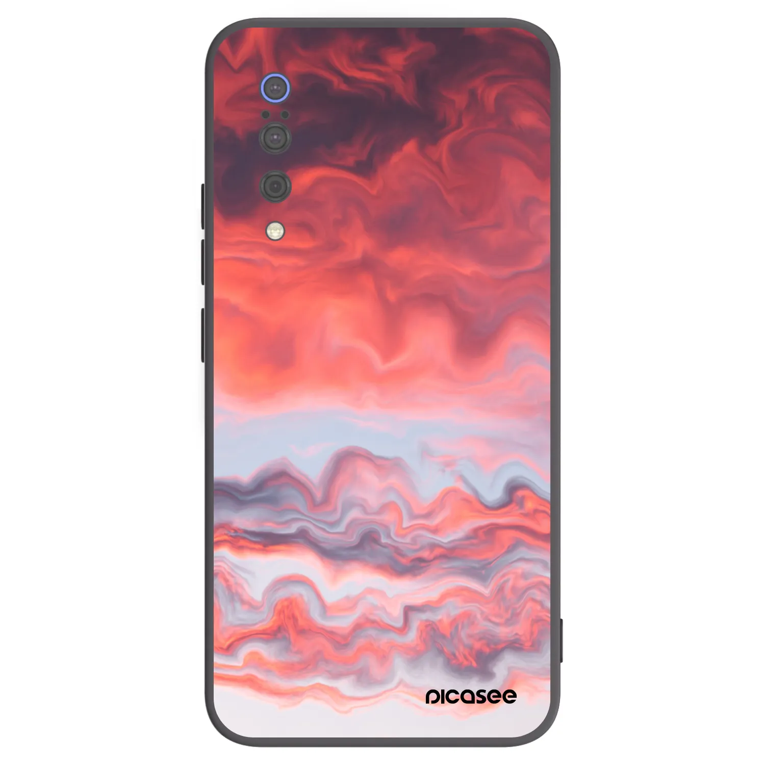 Picasee husă neagră din silicon pentru Xiaomi Mi 9 - Sunset