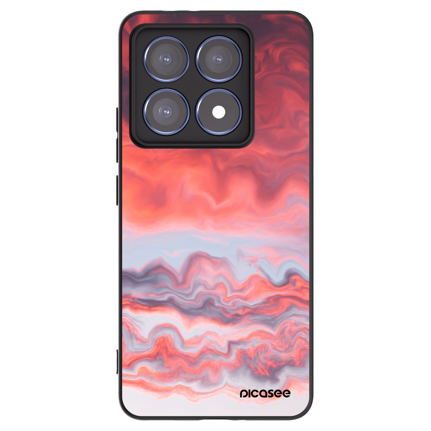 Picasee husă neagră din silicon pentru Xiaomi 14T Pro - Sunset