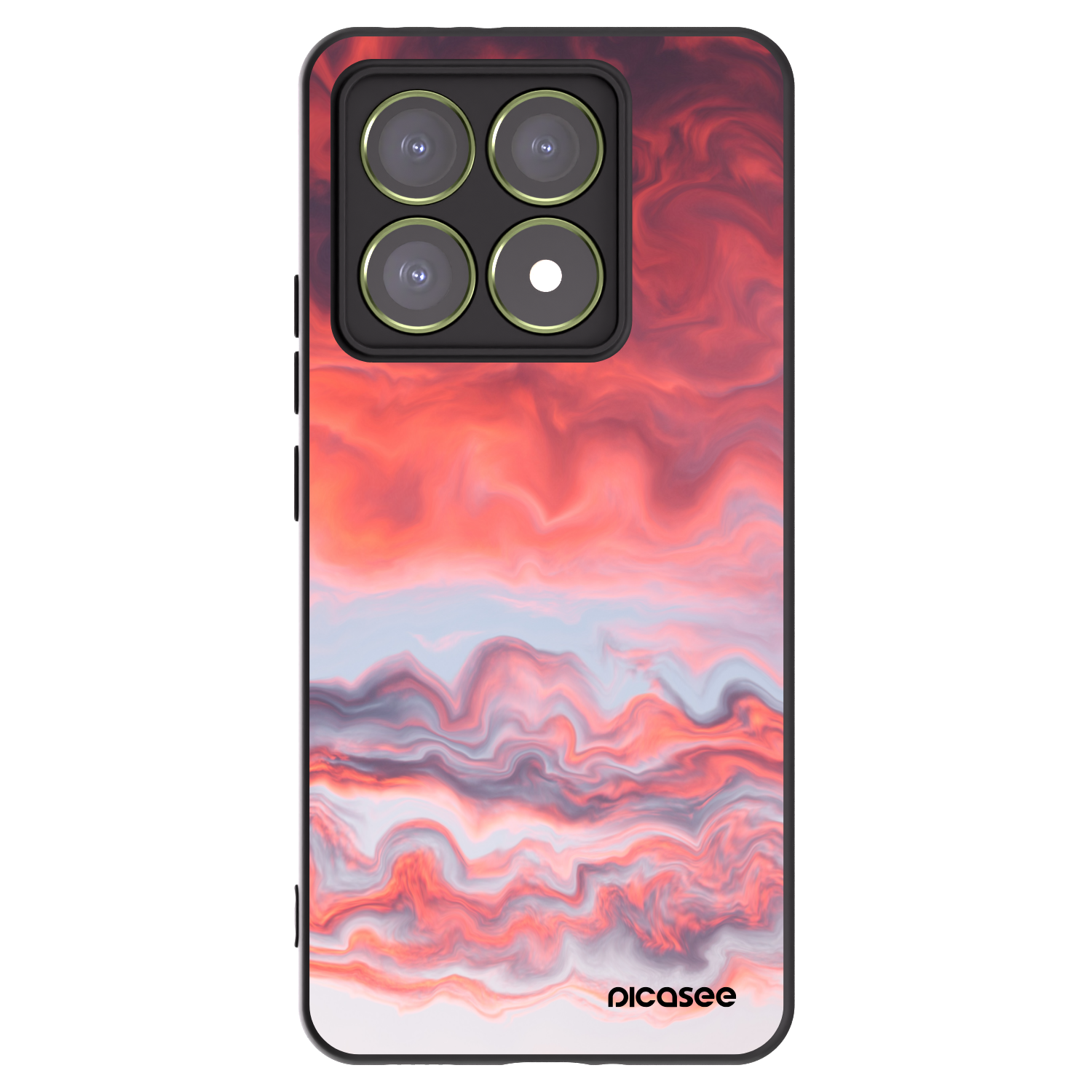 Picasee husă neagră din silicon pentru Xiaomi 14T - Sunset