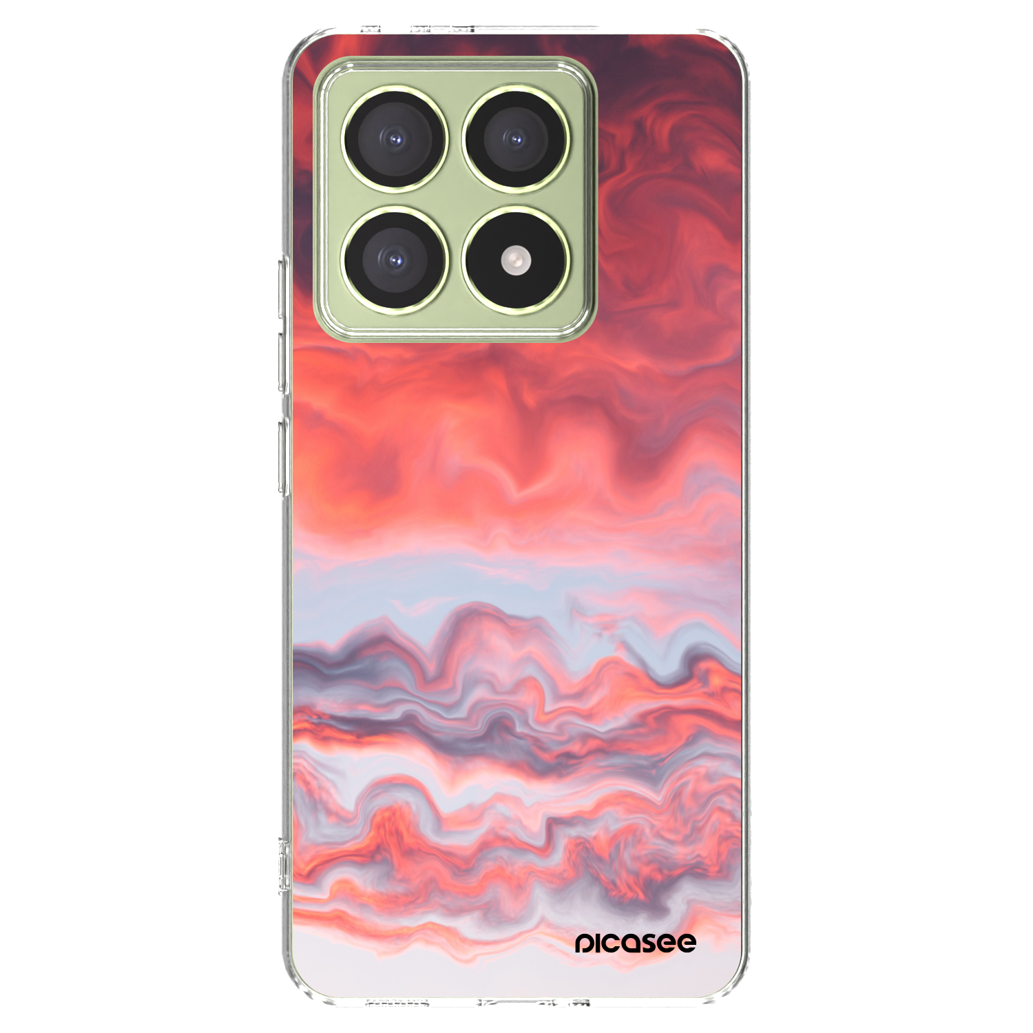 Picasee husă transparentă din silicon pentru Xiaomi 14T - Sunset