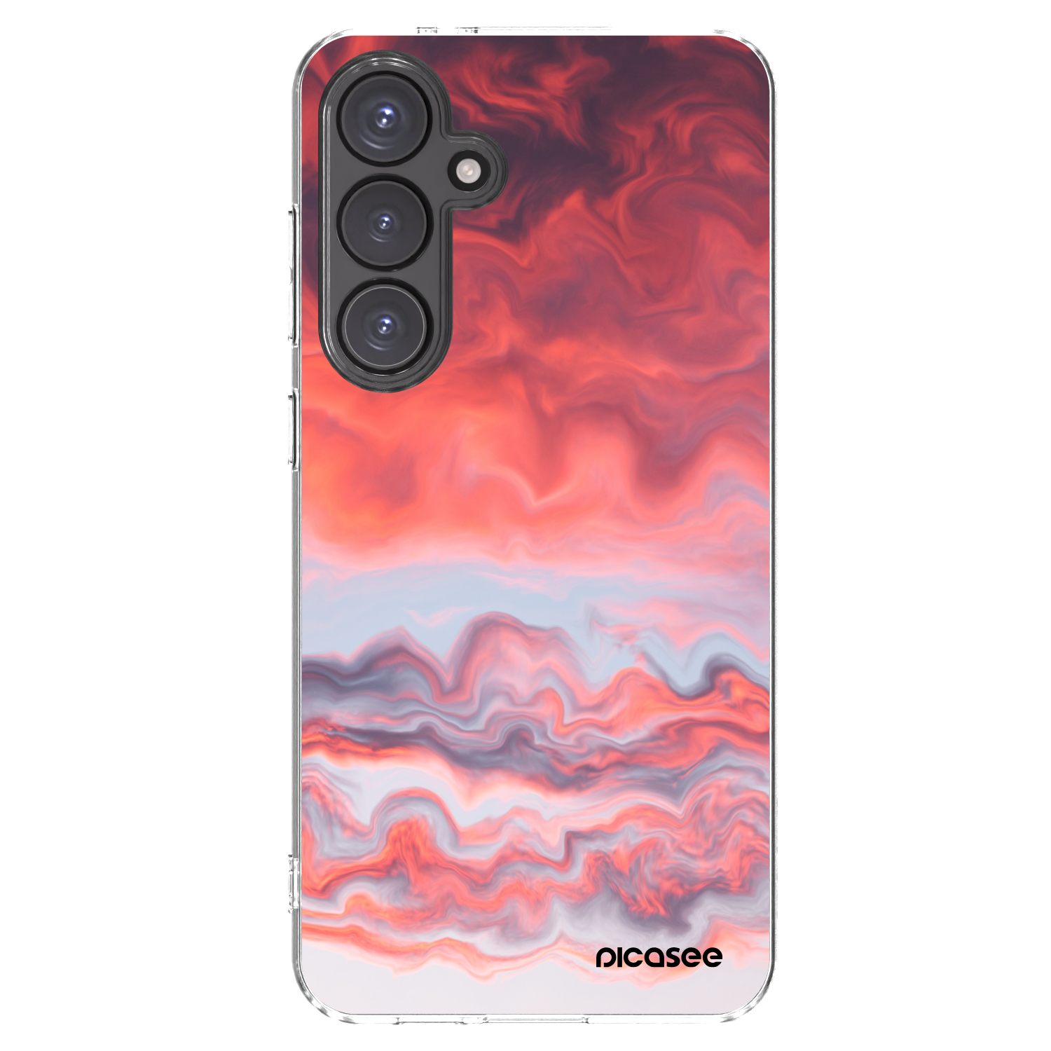 Picasee husă transparentă din silicon pentru Samsung Galaxy S24 FE S721B - Sunset