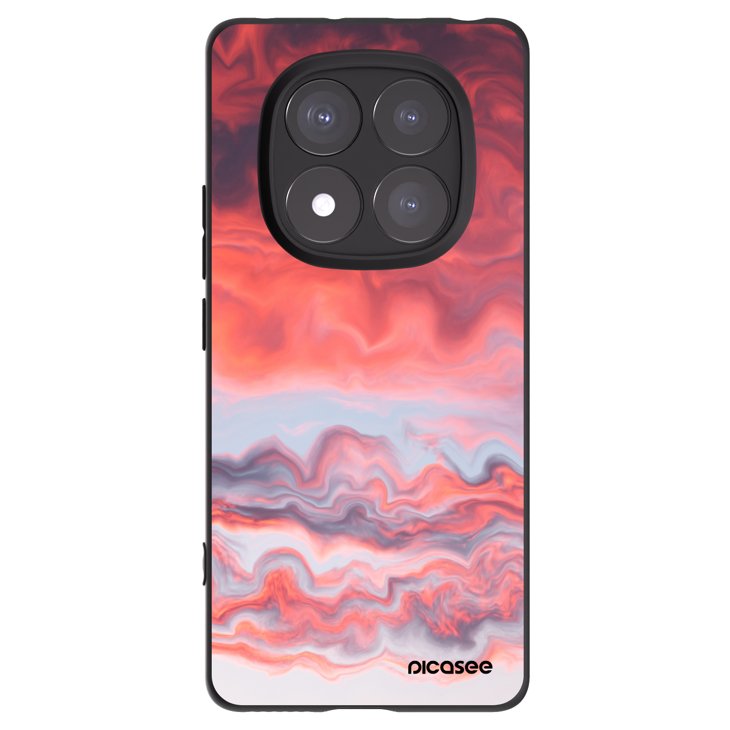 Picasee husă neagră din silicon pentru Xiaomi Redmi Note 14 Pro+ 5G - Sunset