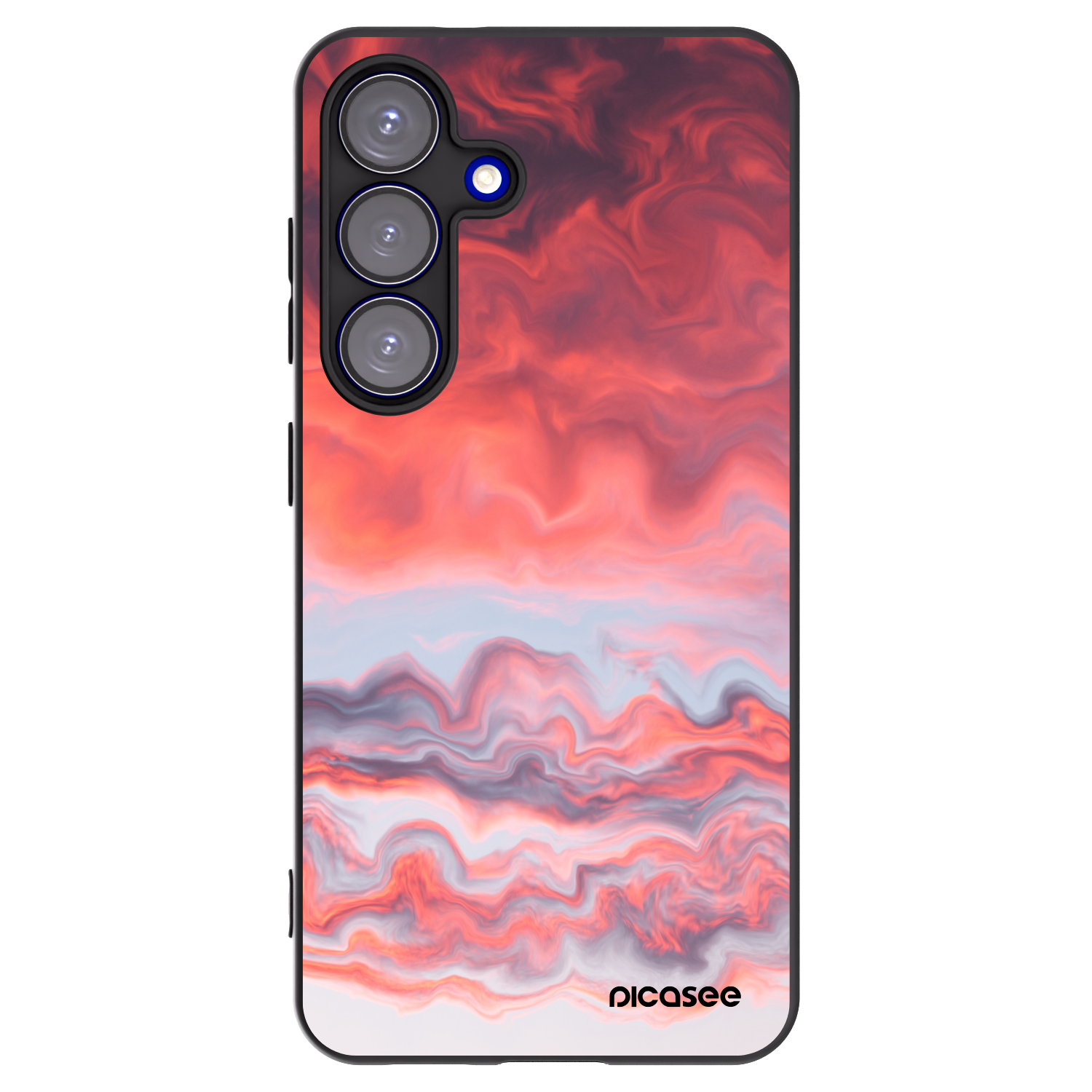 Picasee husă neagră din silicon pentru Samsung Galaxy S25 5G - Sunset