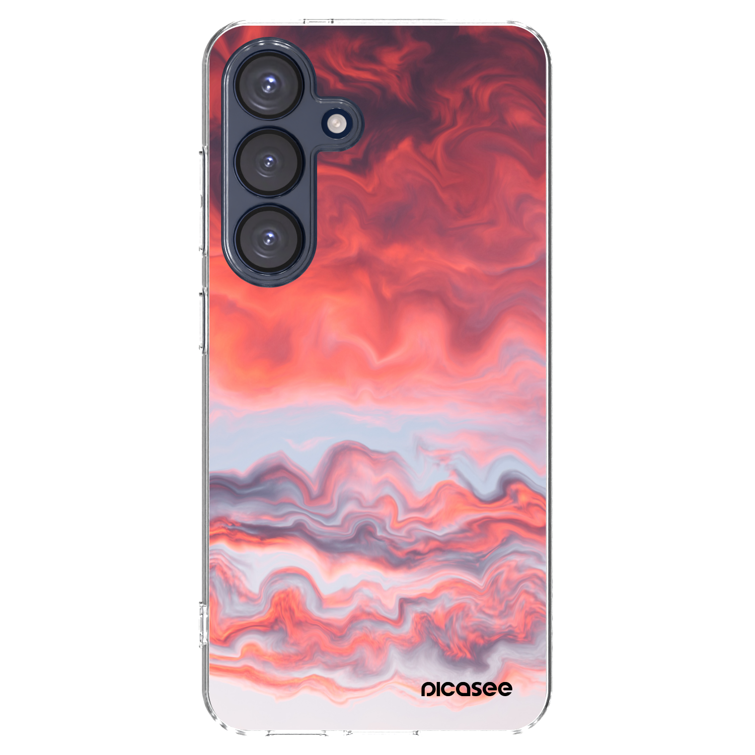 Picasee husă transparentă din silicon pentru Samsung Galaxy S25 5G - Sunset