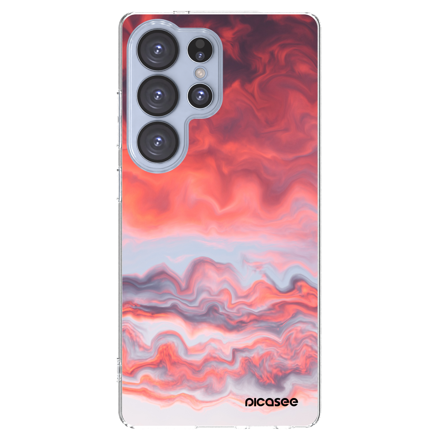 Picasee husă transparentă din silicon pentru Samsung Galaxy S25 Ultra 5G - Sunset