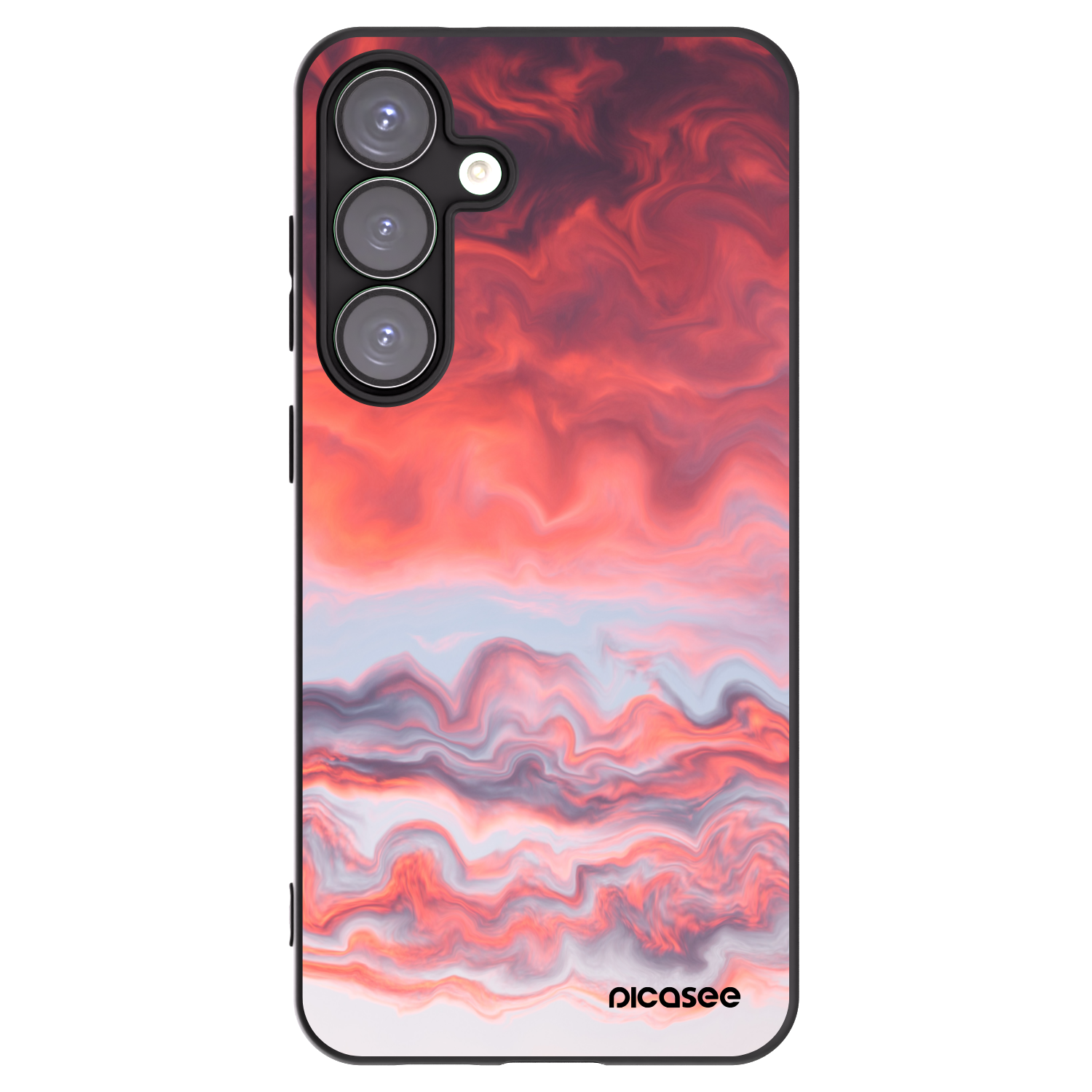 Picasee husă neagră din silicon pentru Samsung Galaxy S25+ 5G - Sunset