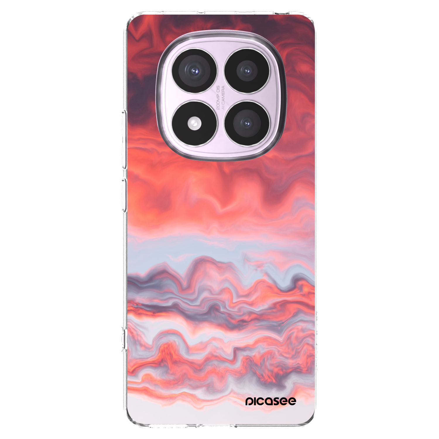 Picasee husă transparentă din silicon pentru Xiaomi Redmi Note 14 Pro 4G - Sunset