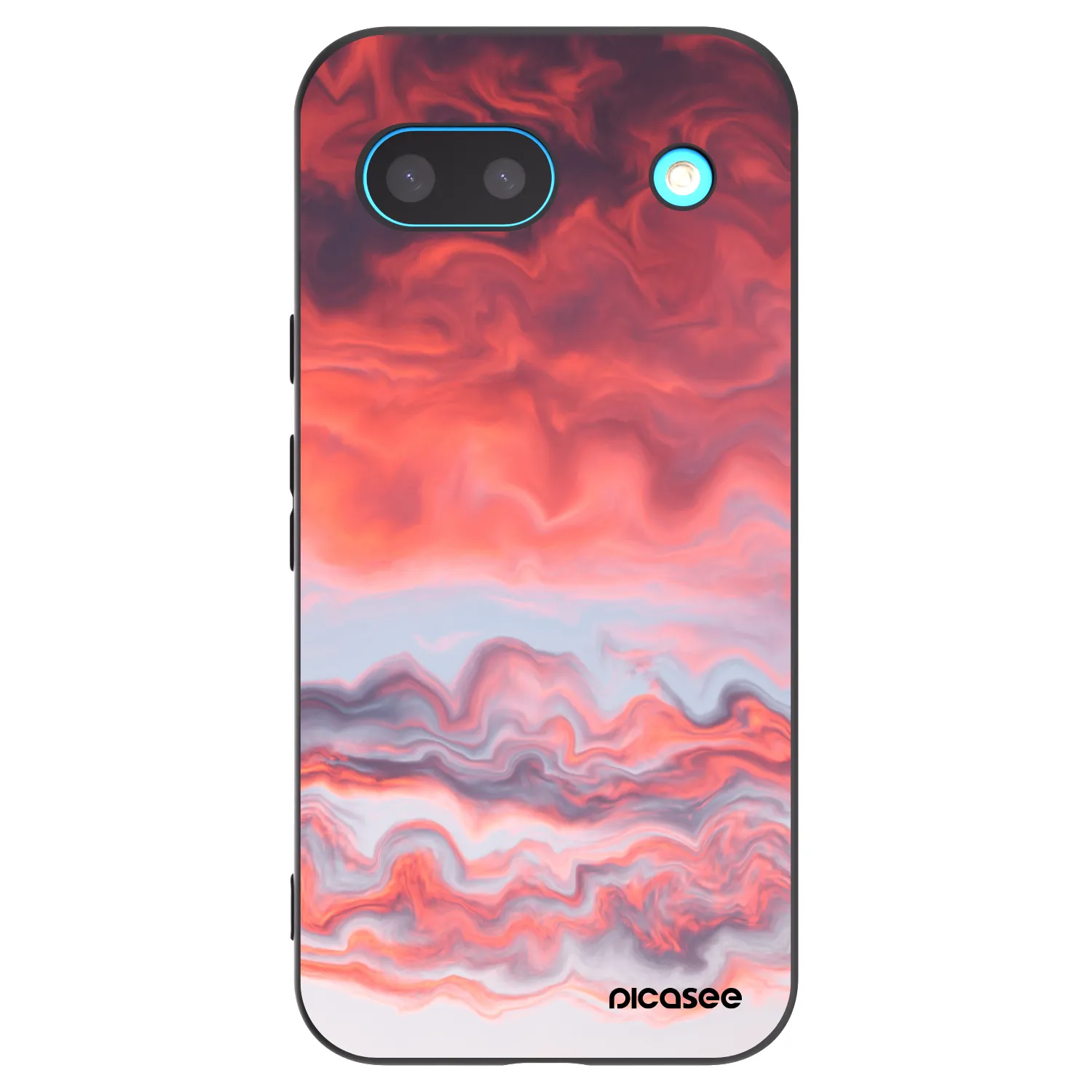 Picasee husă neagră din silicon pentru Google Pixel 8a - Sunset