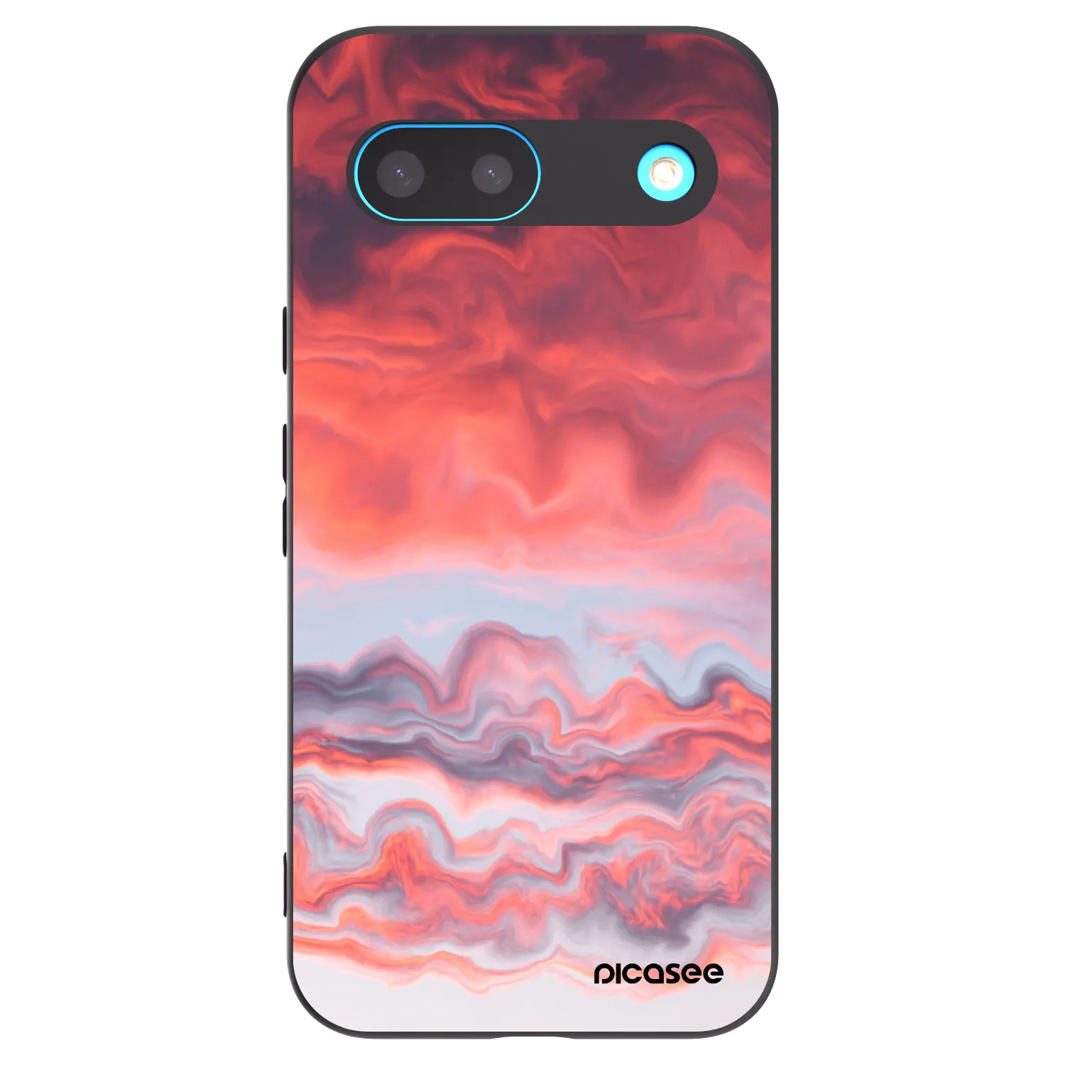 Picasee husă neagră din silicon pentru Google Pixel 8 - Sunset