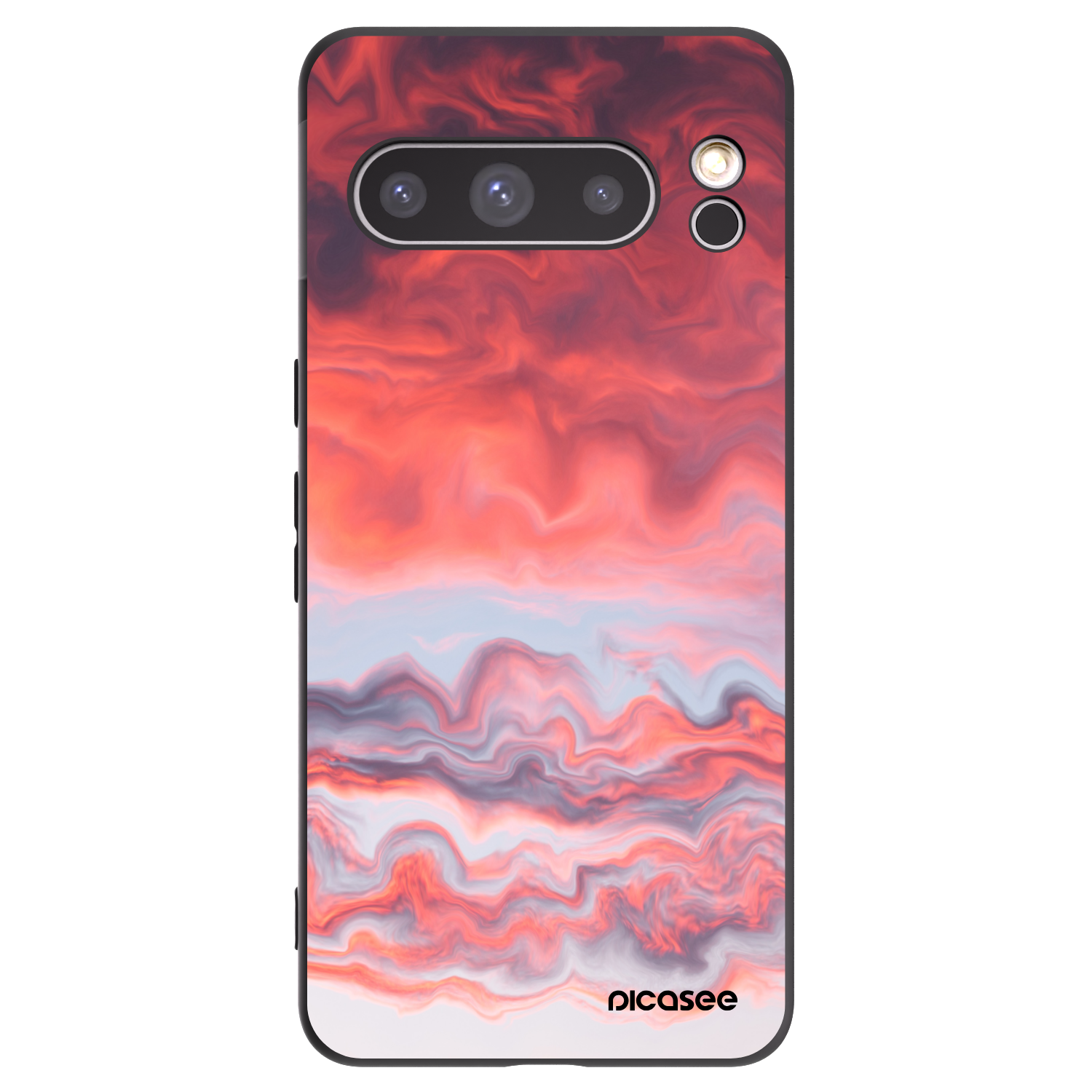 Picasee husă neagră din silicon pentru Google Pixel 8 Pro - Sunset