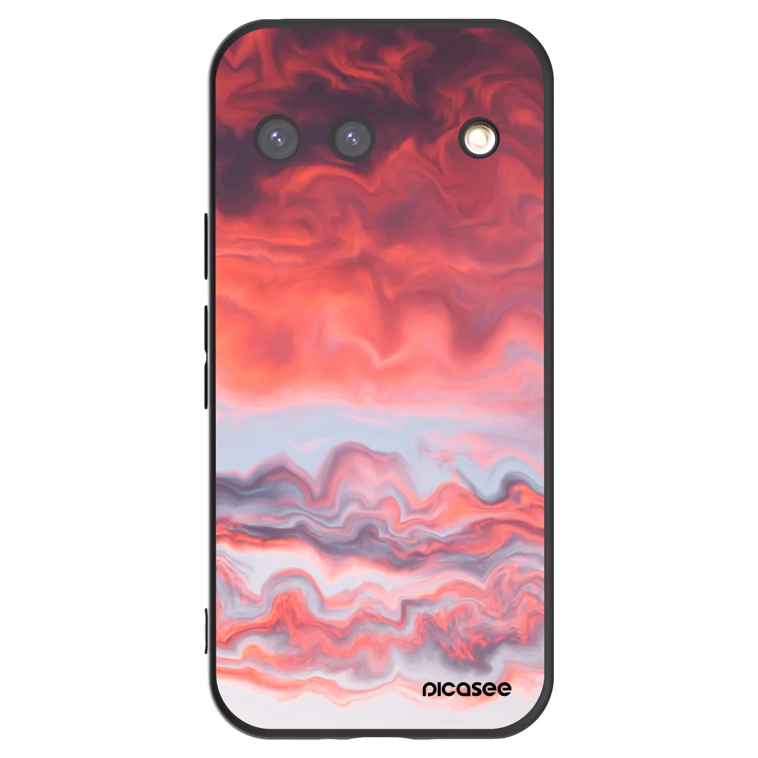 Picasee husă neagră din silicon pentru Google Pixel 9 - Sunset