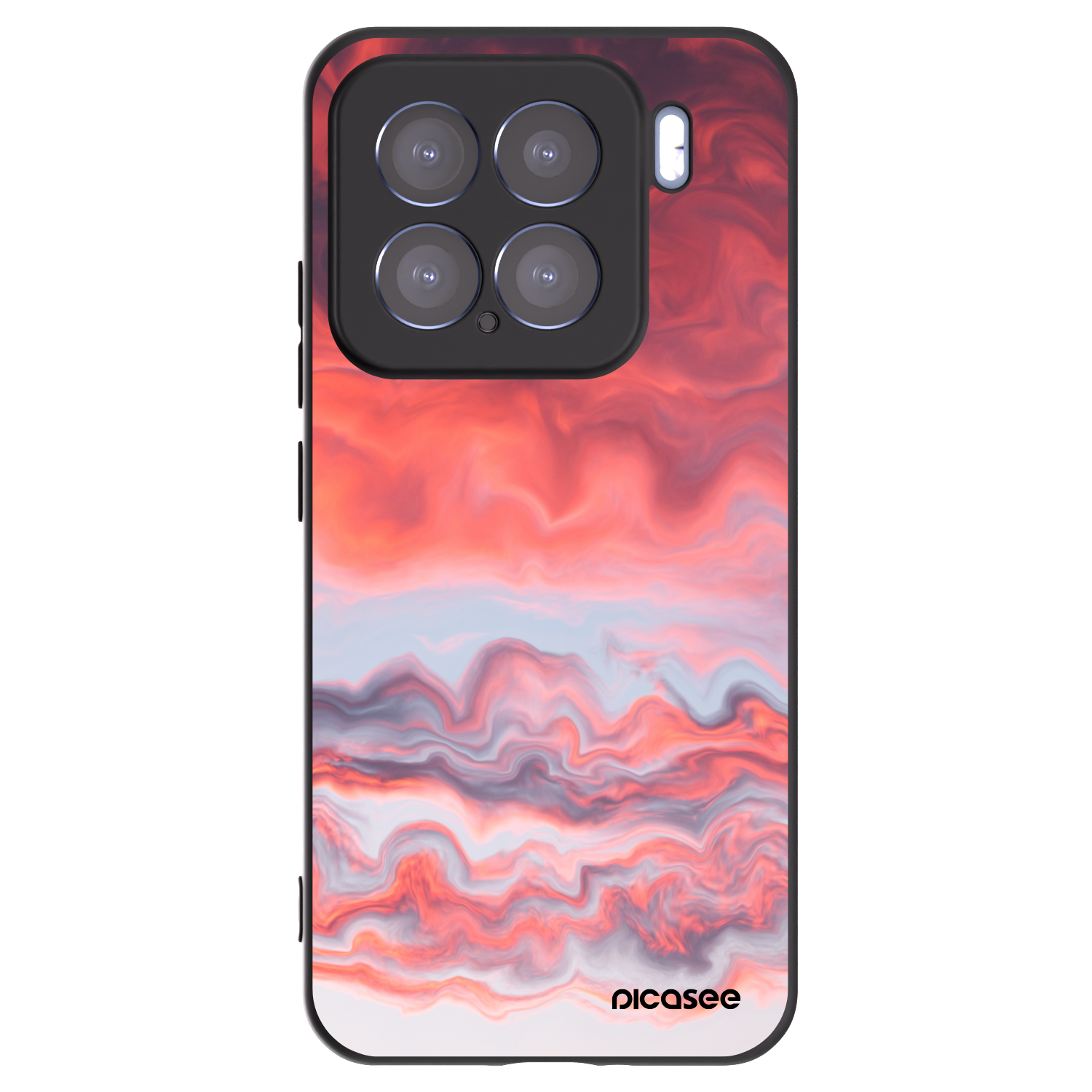 Picasee husă neagră din silicon pentru Xiaomi 15 - Sunset