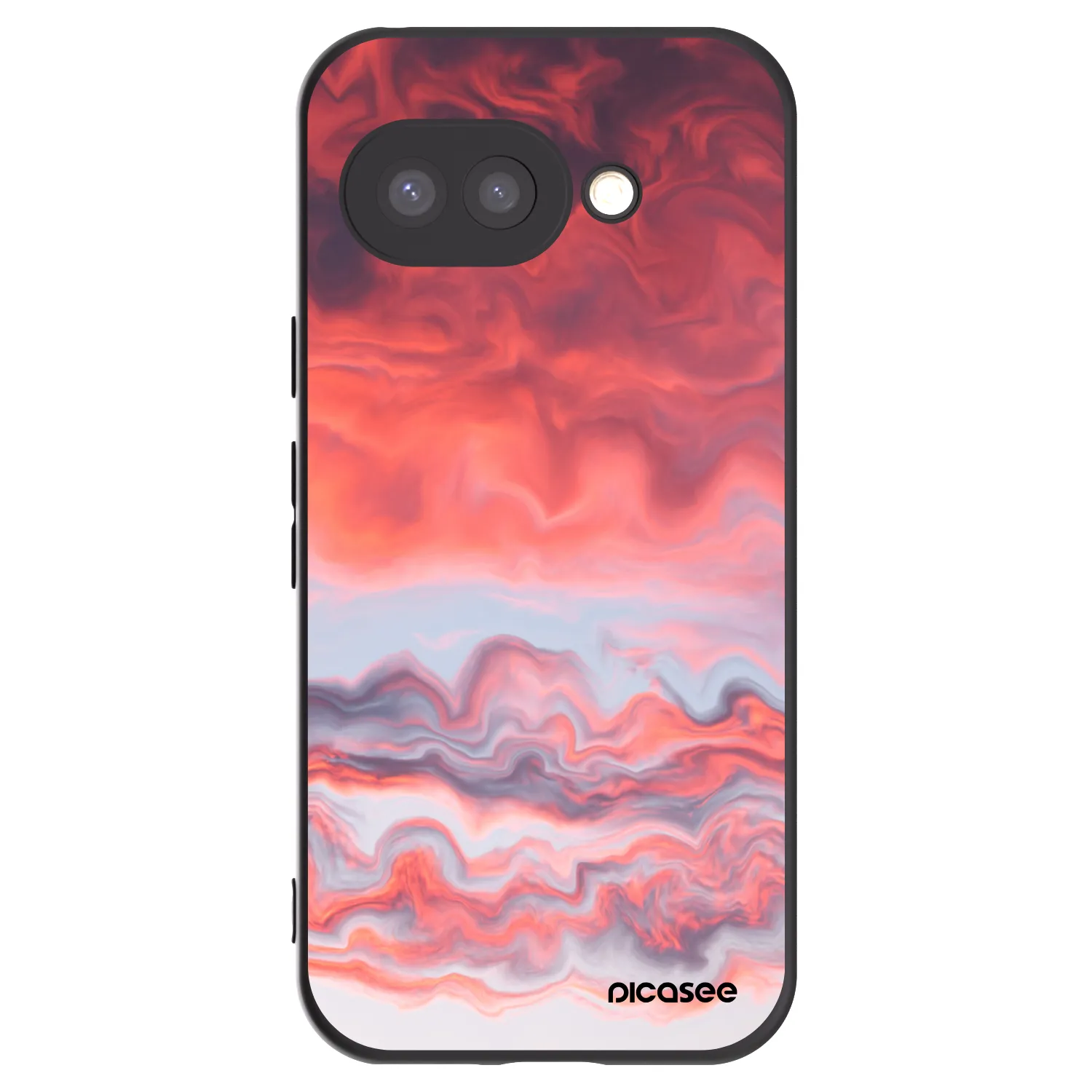 Picasee husă neagră din silicon pentru Google Pixel 9a - Sunset