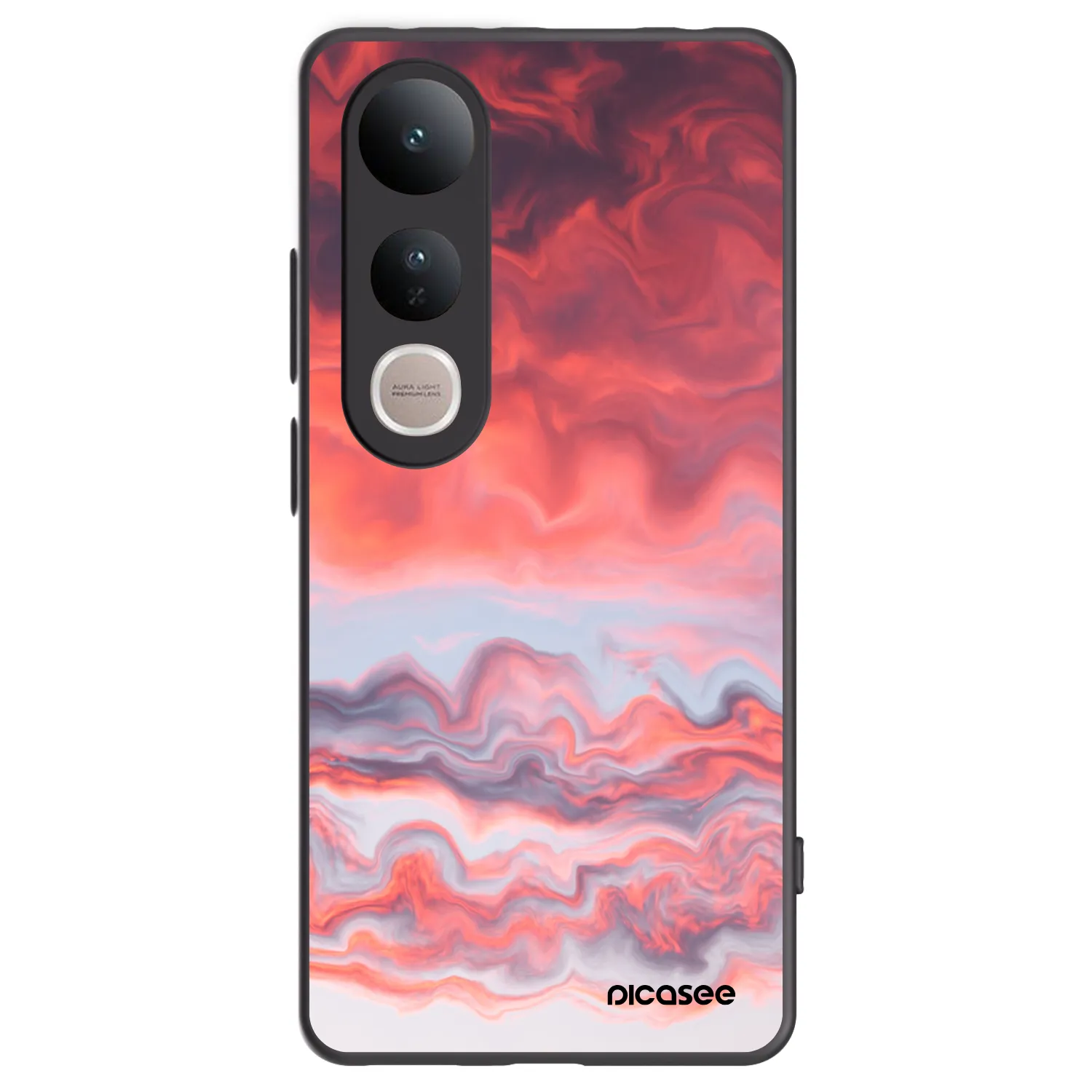 Picasee husă neagră din silicon pentru Vivo V50 Lite 5G - Sunset