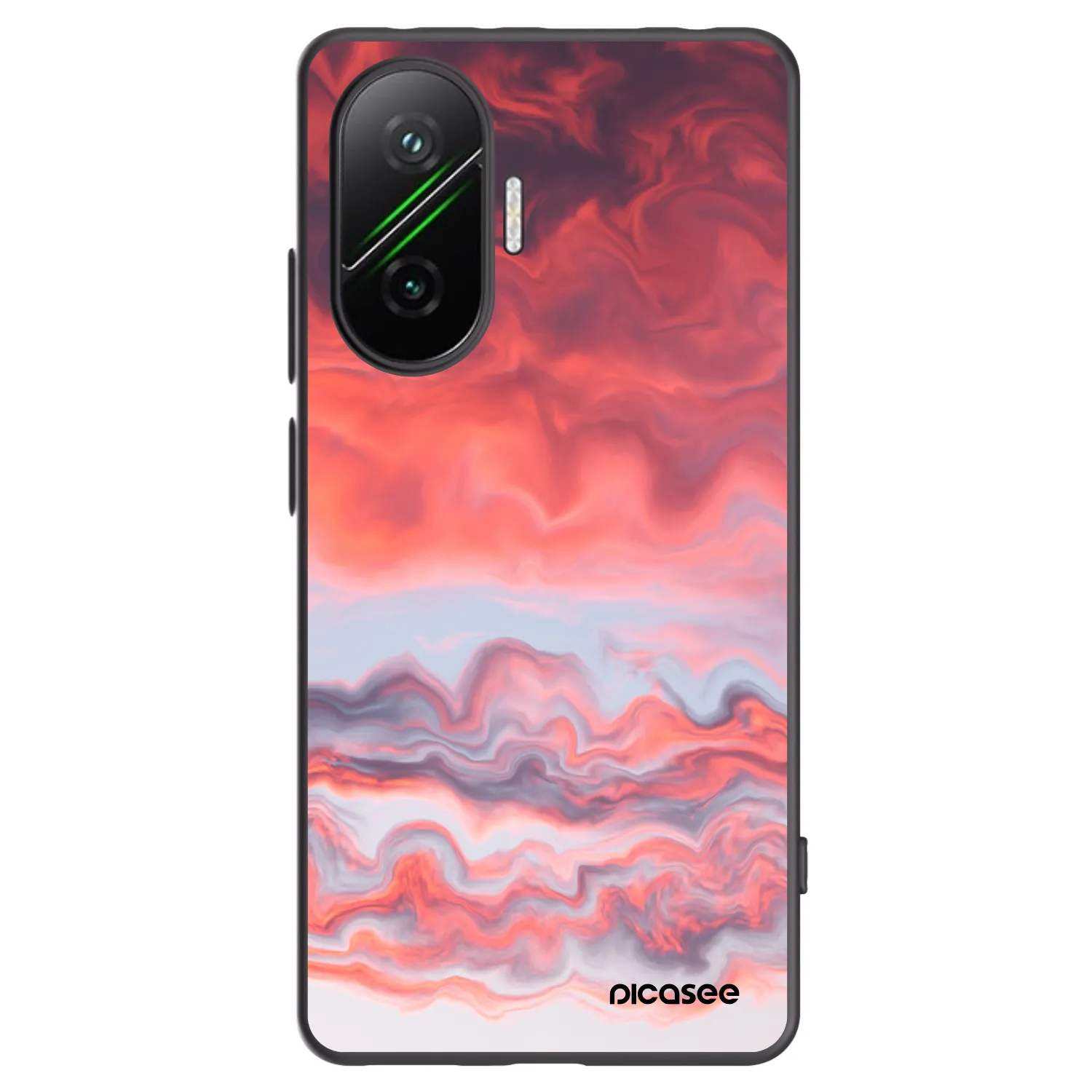 Picasee husă neagră din silicon pentru Xiaomi Poco F7 5G - Sunset