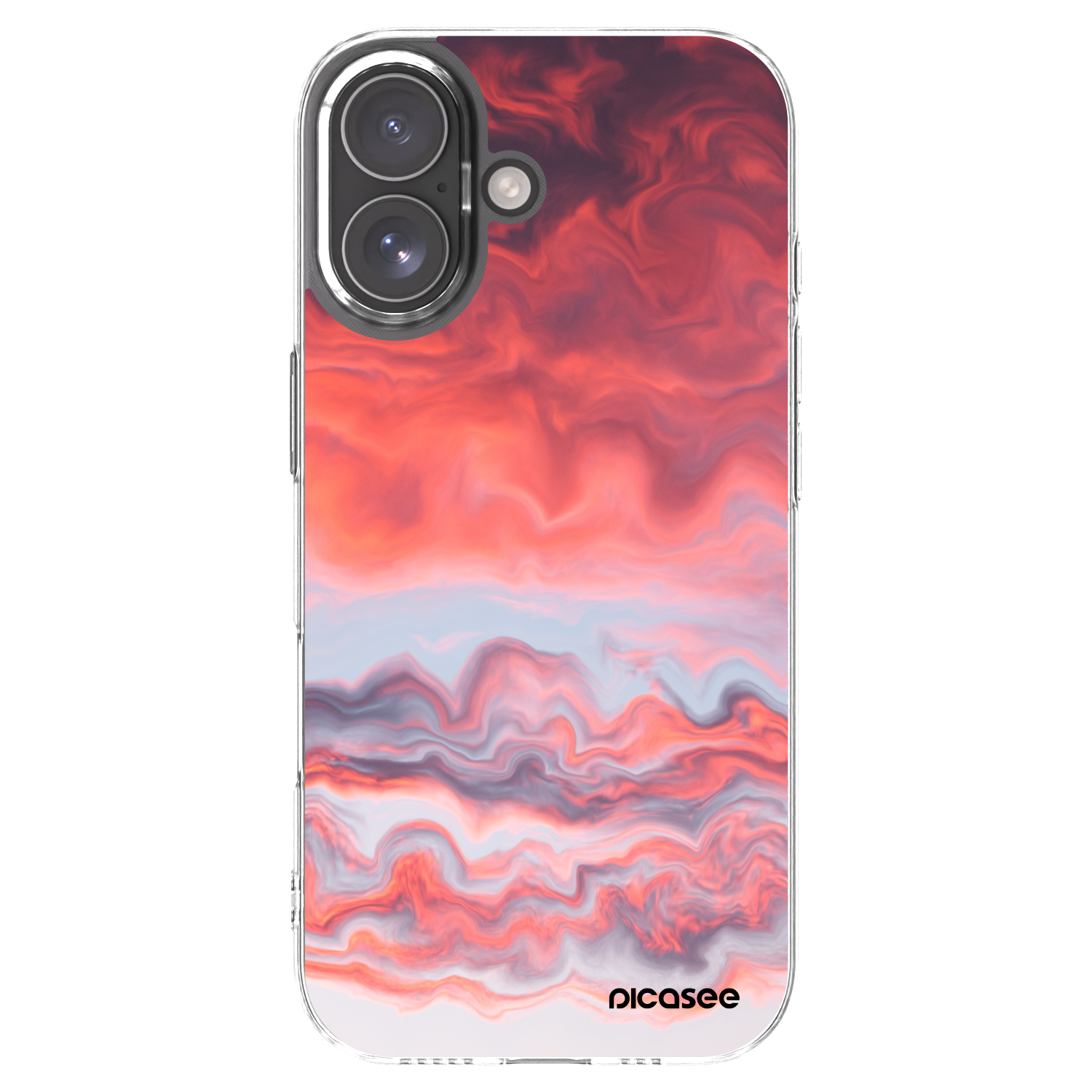 Picasee husă transparentă din silicon pentru Apple iPhone 17 - Sunset