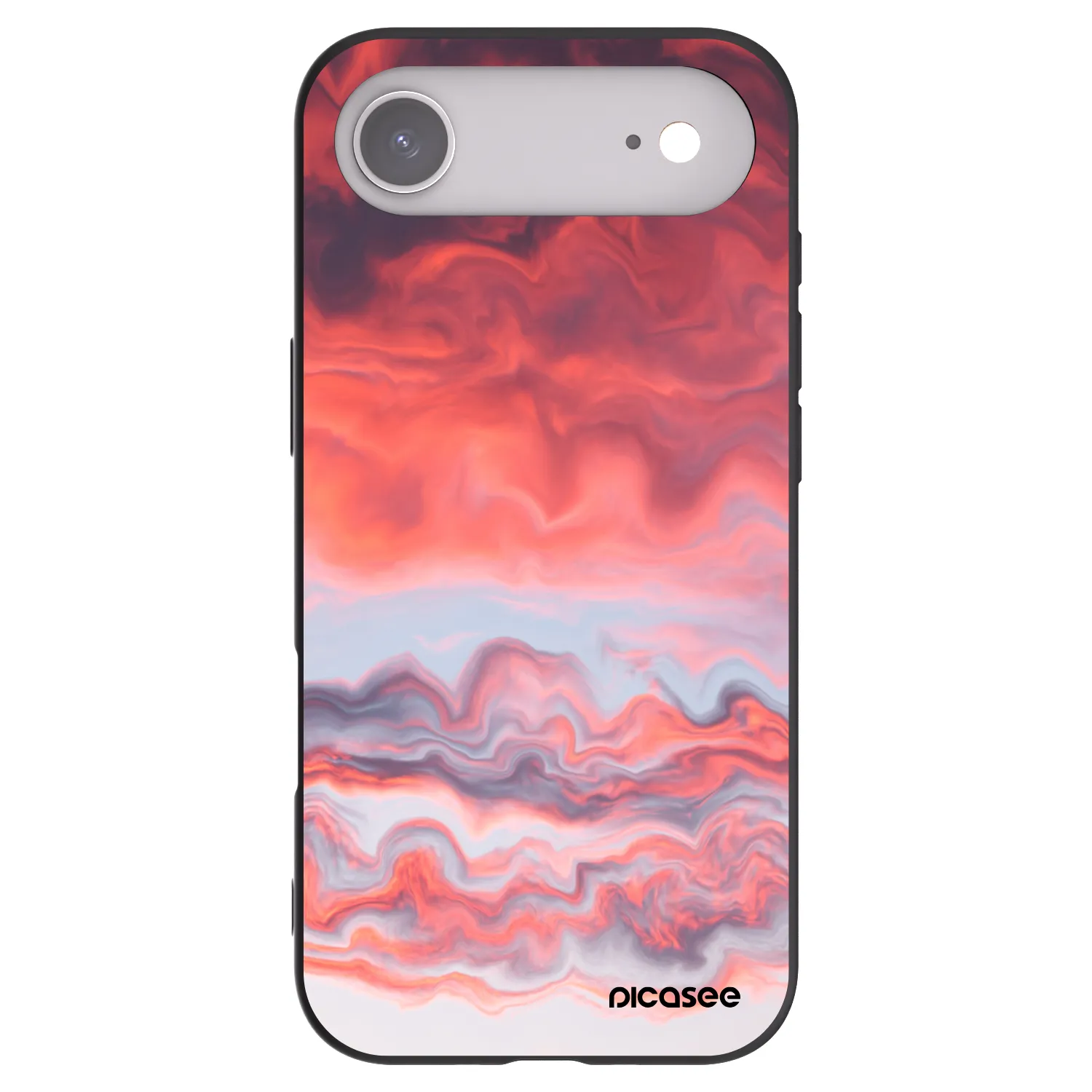 Picasee husă neagră din silicon pentru Apple iPhone Air - Sunset
