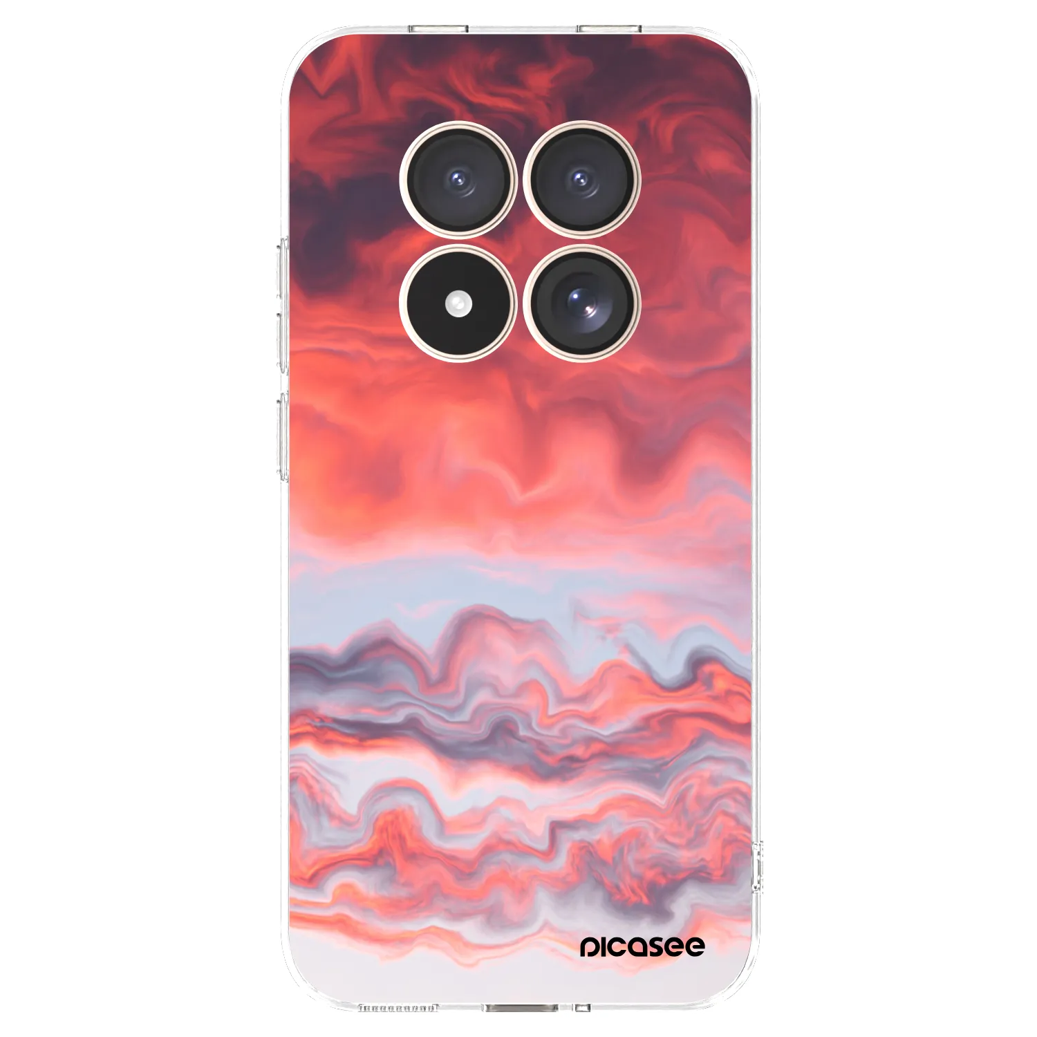 Picasee husă transparentă din silicon pentru Xiaomi Redmi Note 15 Pro 4G - Sunset